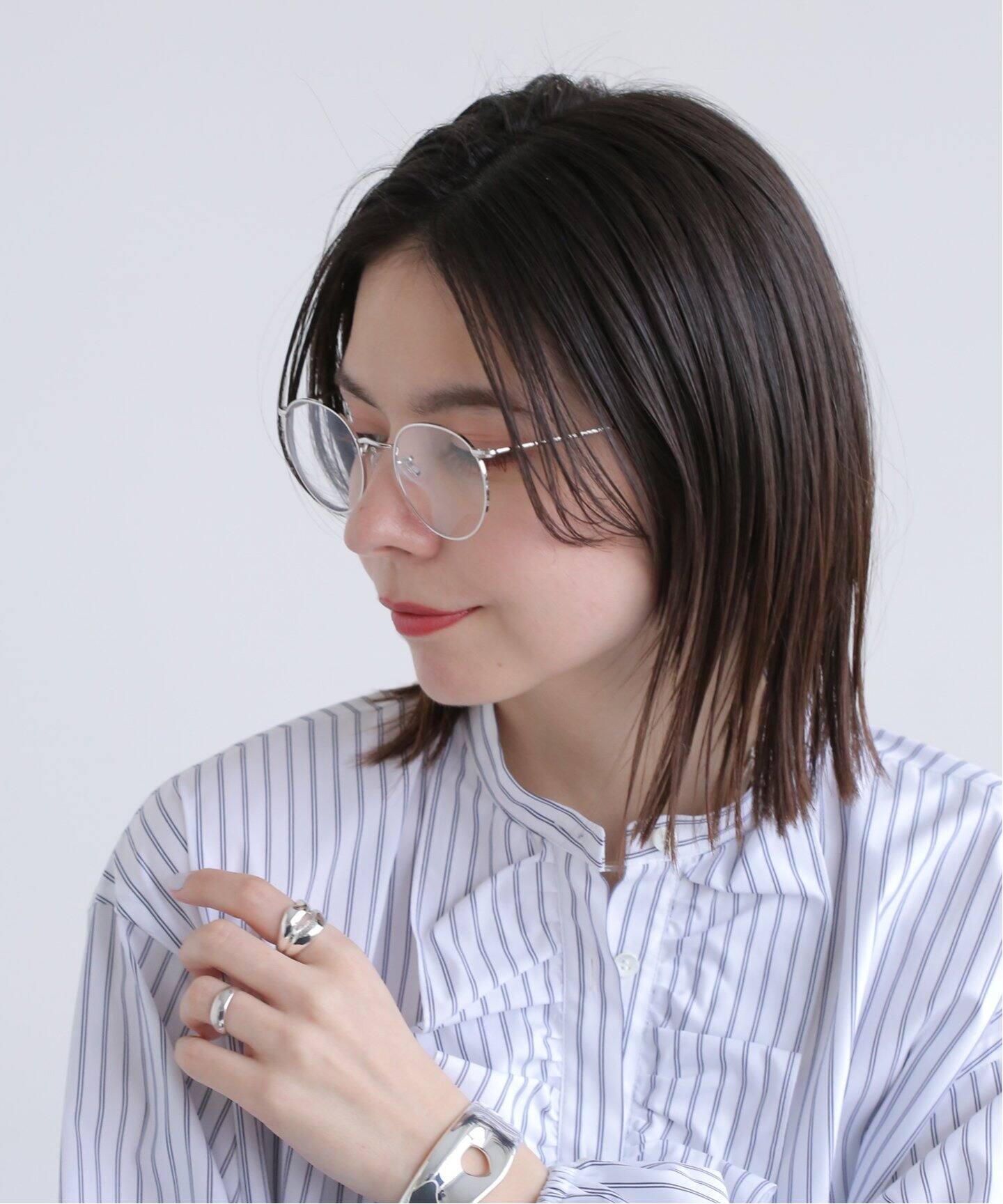 SAVILE ROW / サヴィルロウ】PANTO 49-20-145 Palladium Optical