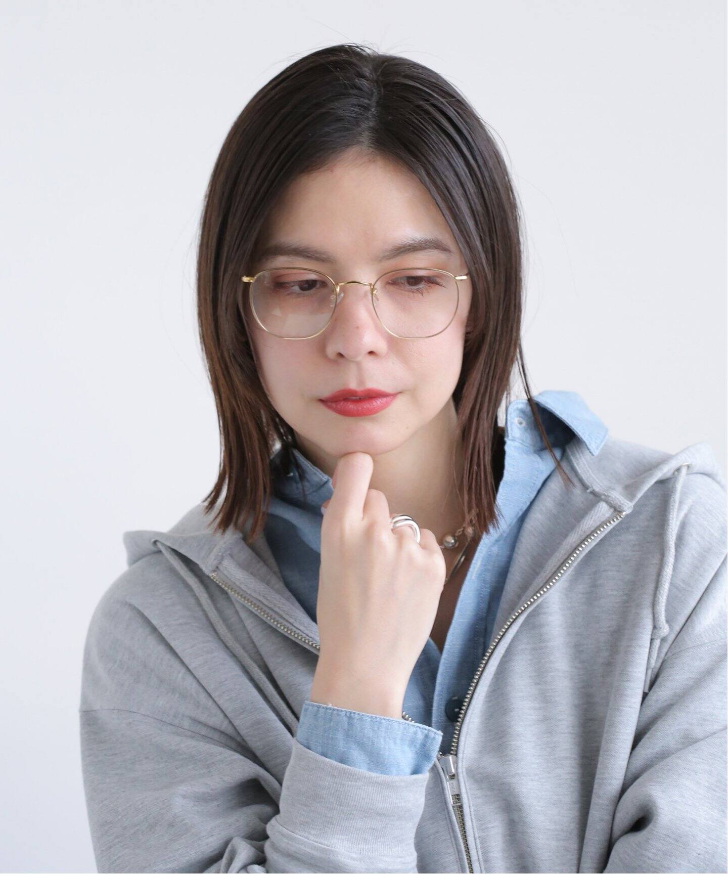 SAVILE ROW / サヴィルロウ】QUADRA 50-20-145 GOLD optical
