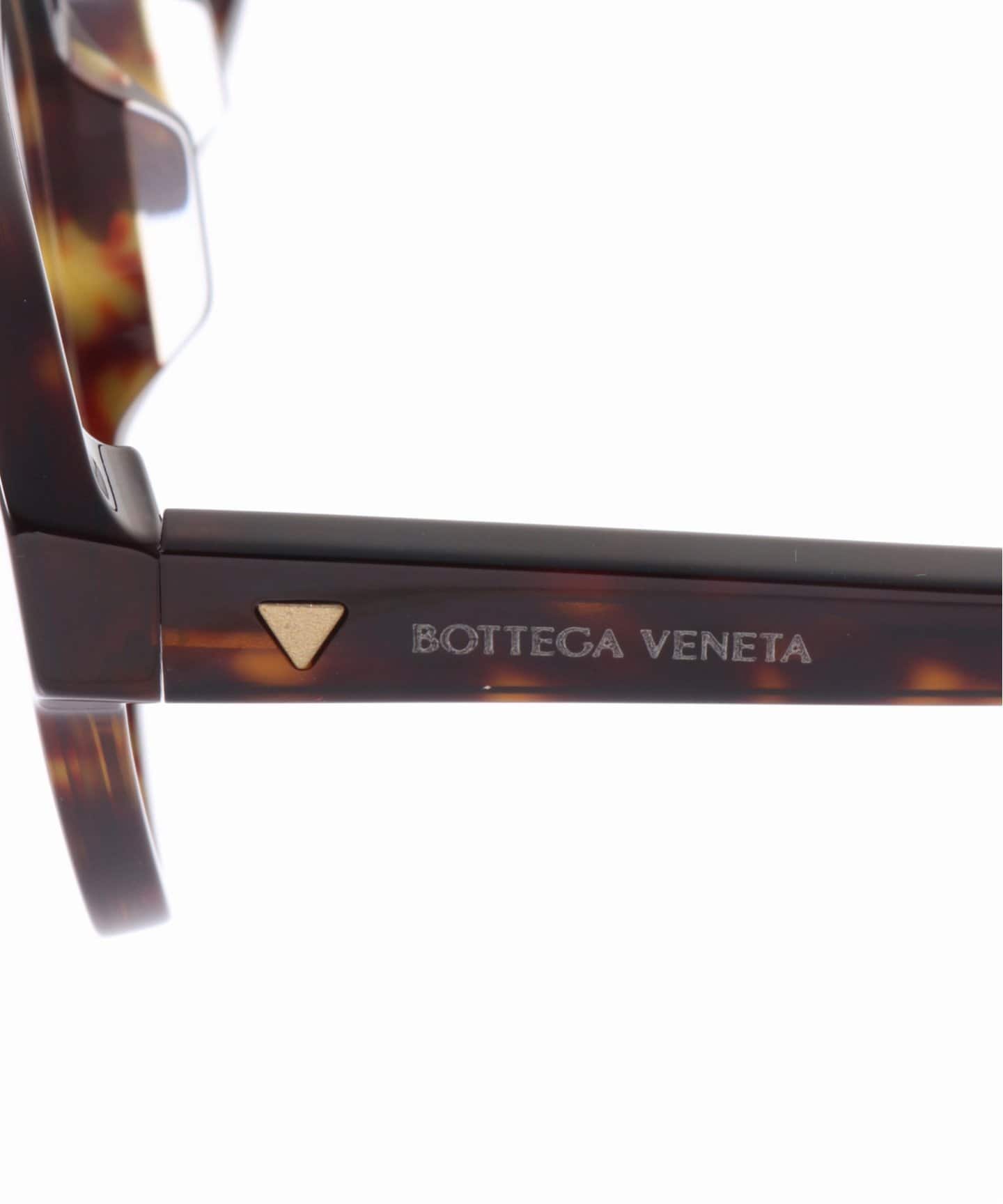 BOTTEGA VENETA / ボッテガヴェネタ | BV1295O トランスペアレント スクエア メガネ | 57□15-145 | ブラウン Bottega Veneta BV1295O 003 スクエア Transparent Brown 眼鏡