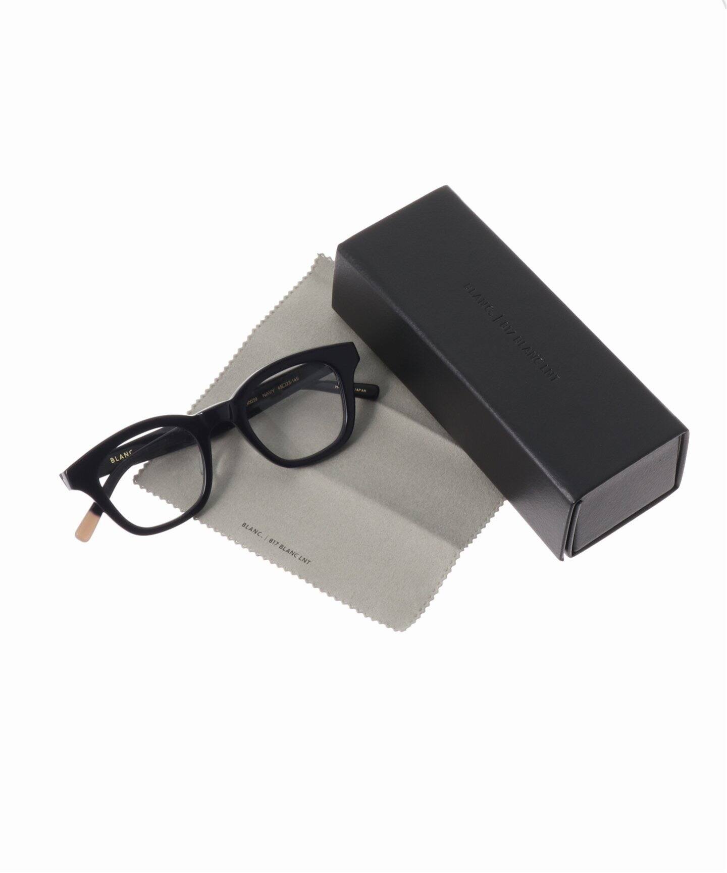 BLANC../ブラン】別注 B0039 NAVY ex Optical（メガネ