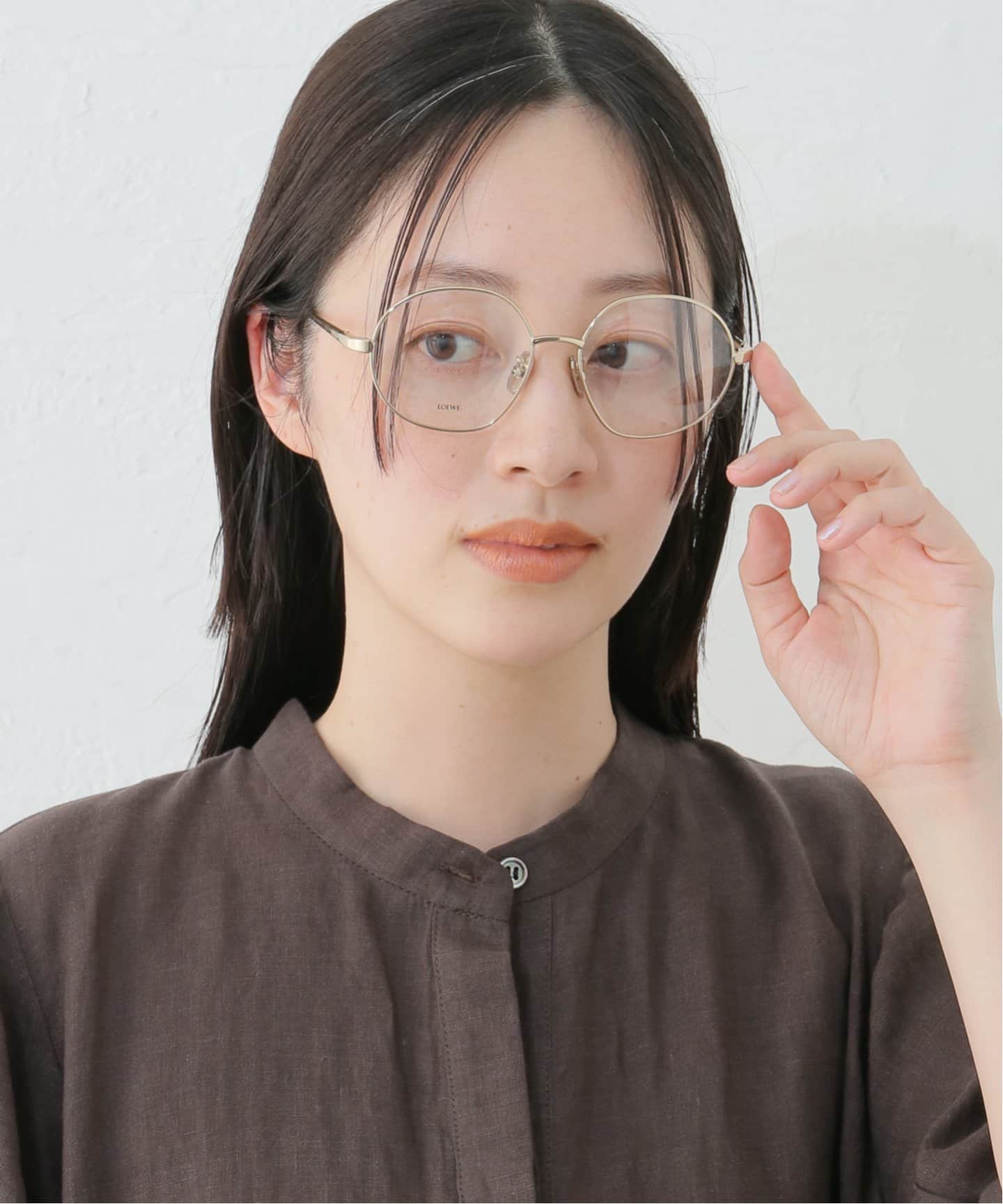 【Loewe】アナグラム特大メガネ Loewe - インフレイテッド 47MM チャンキー・アナグラム