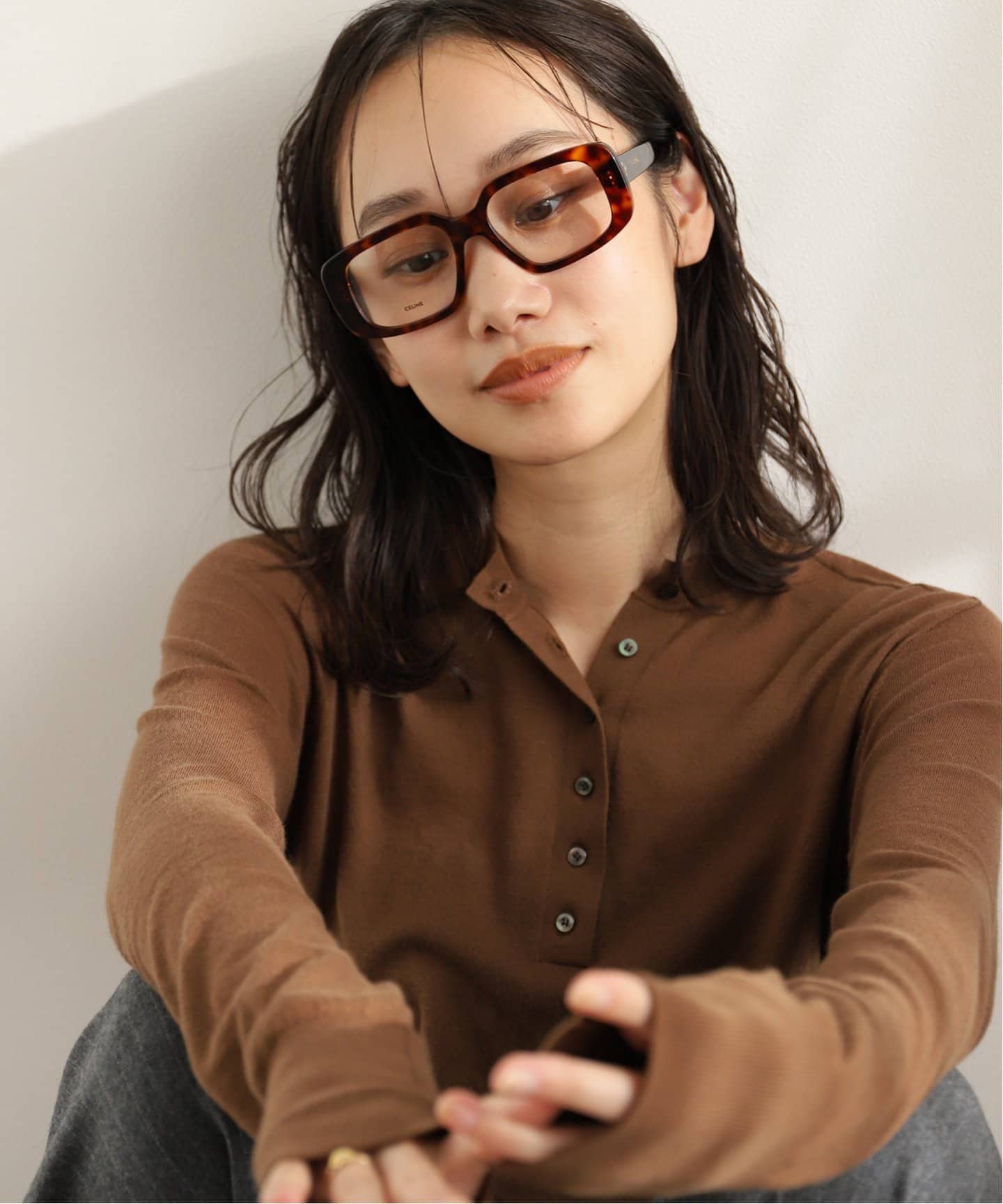 激安ブランド / CELINE セリーヌ】 Optical（メガネ）｜EYETHINK 052 CL50143I メイク道具・化粧小物