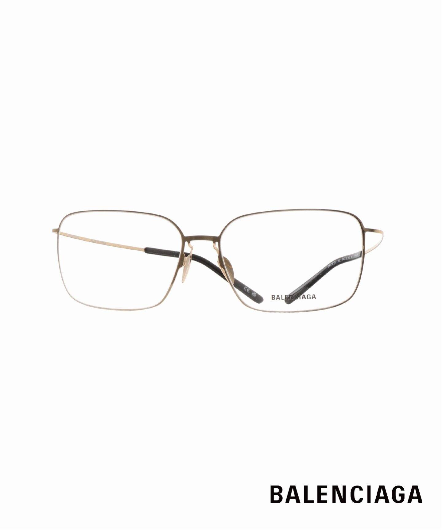BALENCIAGA BB00420A 重なり合う ブラックメガネ 51□18-145