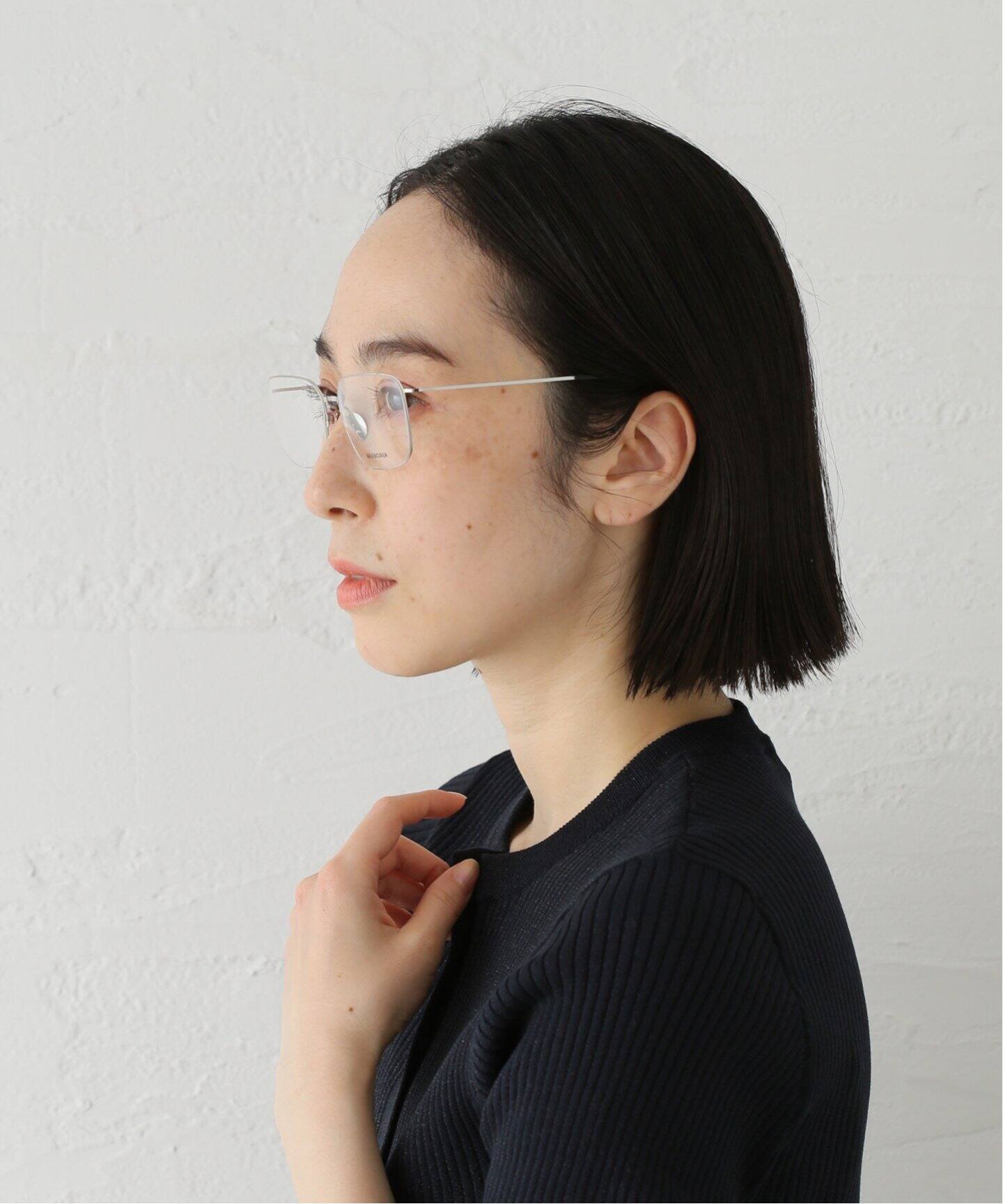バレンシアガの眼鏡 BALENCIAGA - BALENCIAGA メガネフレーム 日本製 フルリム B5