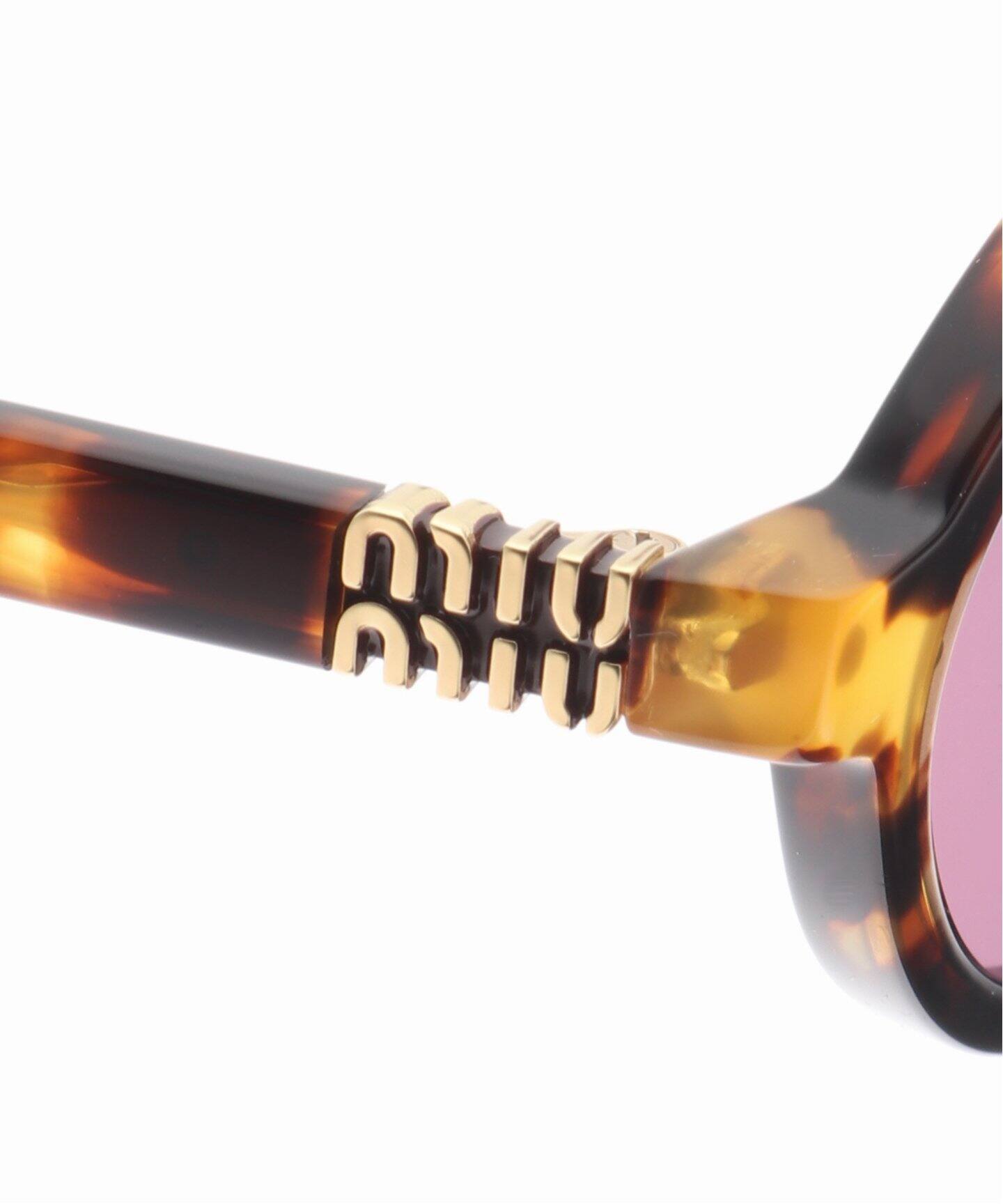 新品未使用　miu miu ブラウン サングラス ケース付き MIU MIU 04ZSFVAU50D50 Sunglasses（サングラス）｜EYETHINK