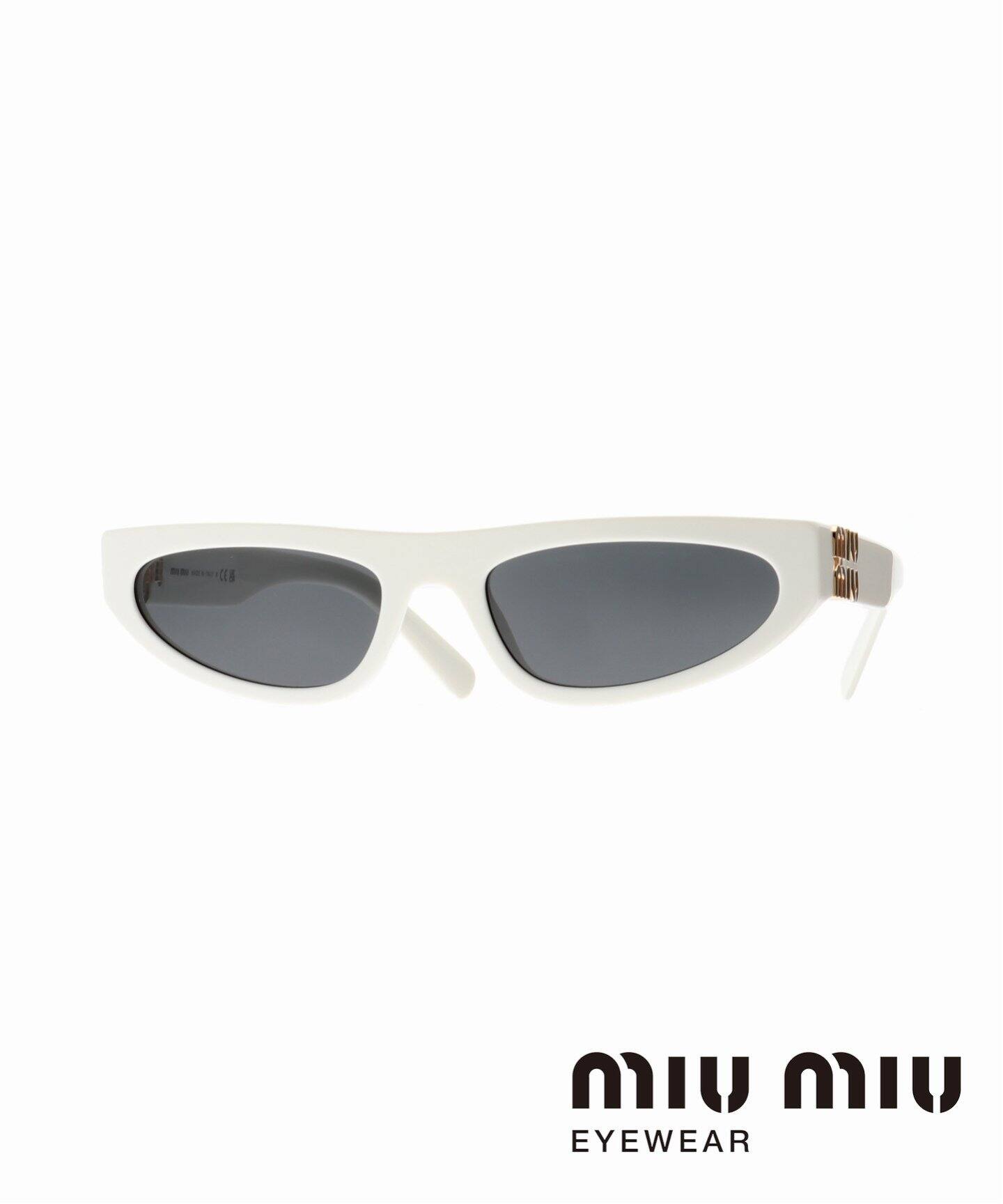 MIUMIU ミュウミュウサングラスホワイト 