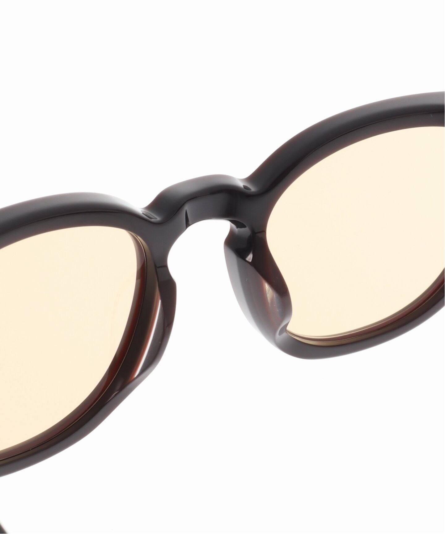 OLIVER PEOPLE ブラウンフレーム サングラス OLIVER PEOPLES オリバーピープルズ ラウンドサングラス レンズ