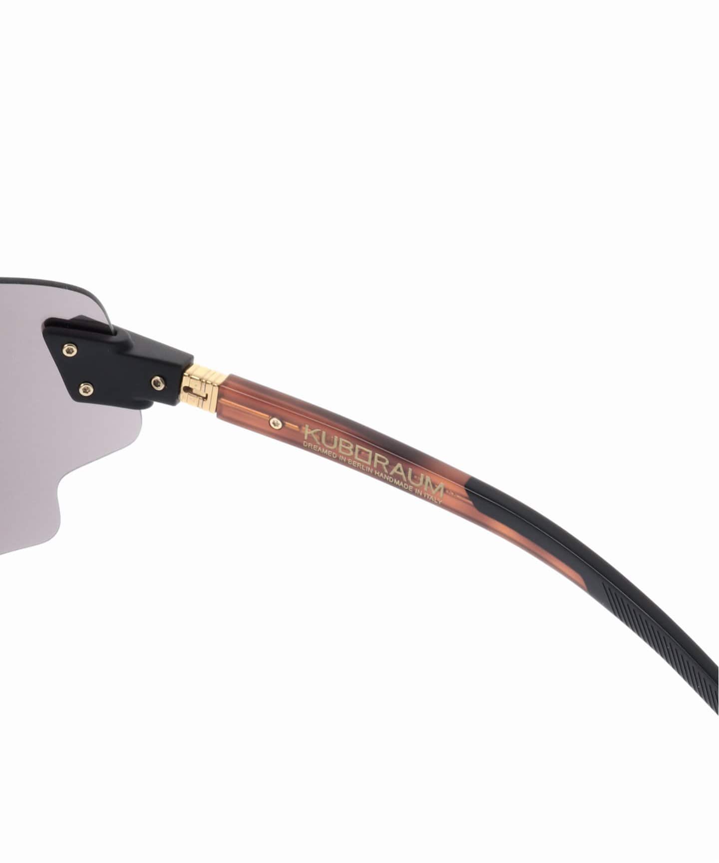 KUBORAUM クボラム H01 オーバルフレーム シルバー サングラス KUBORAUM frame&case H01 49-22 – mou by ACROPOLIS