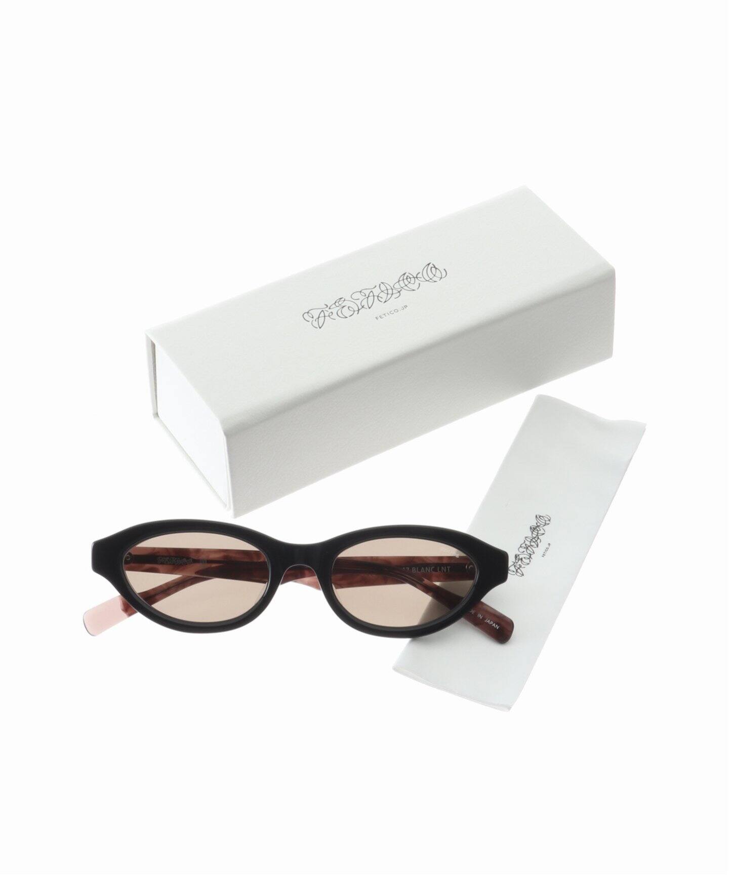 FETICO x BLANC.. / フェティコ x ブラン】OVAL-FRAME SUNGLASSES 
