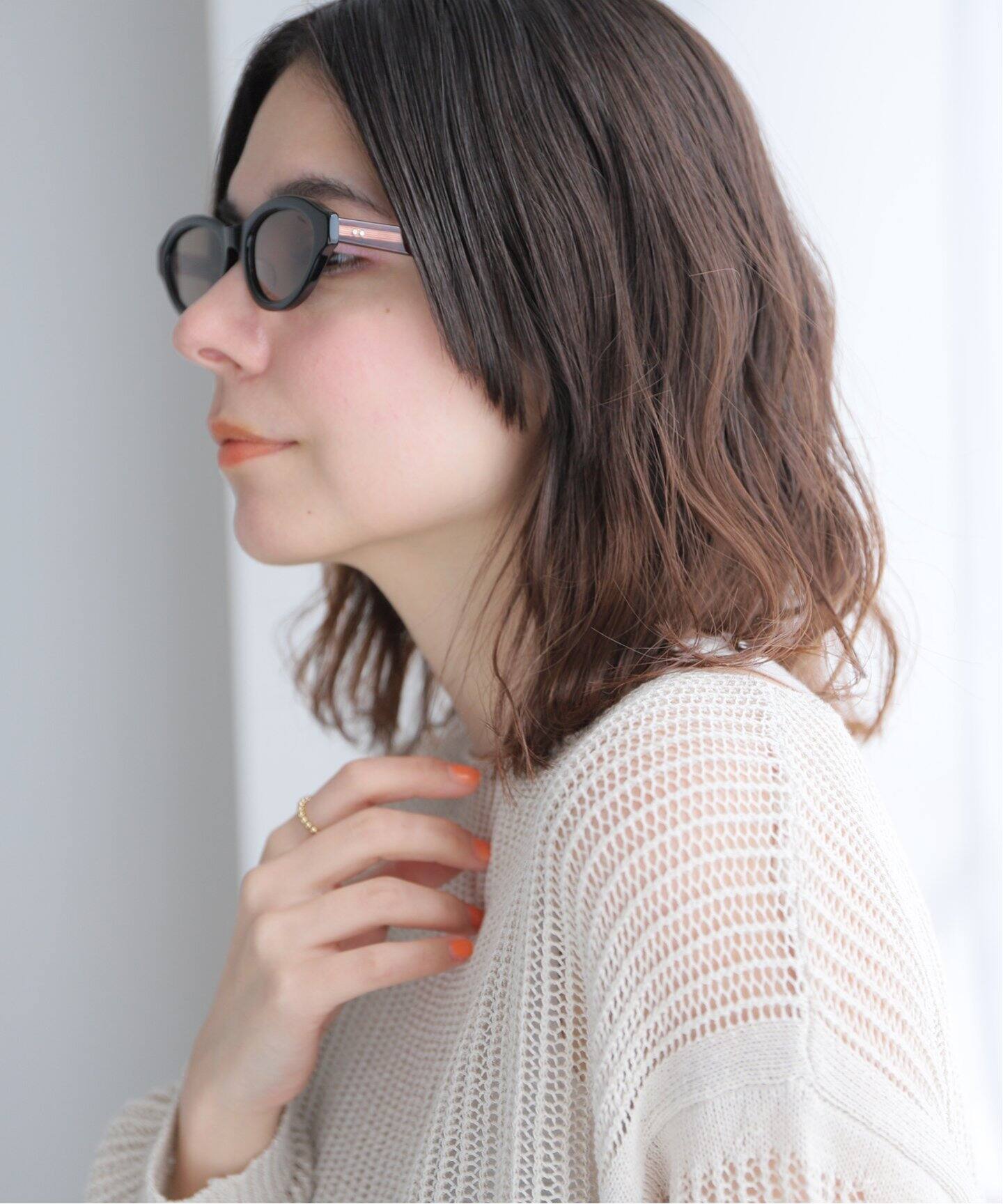 FETICO x BLANC.. / フェティコ x ブラン】OVAL-FRAME SUNGLASSES 