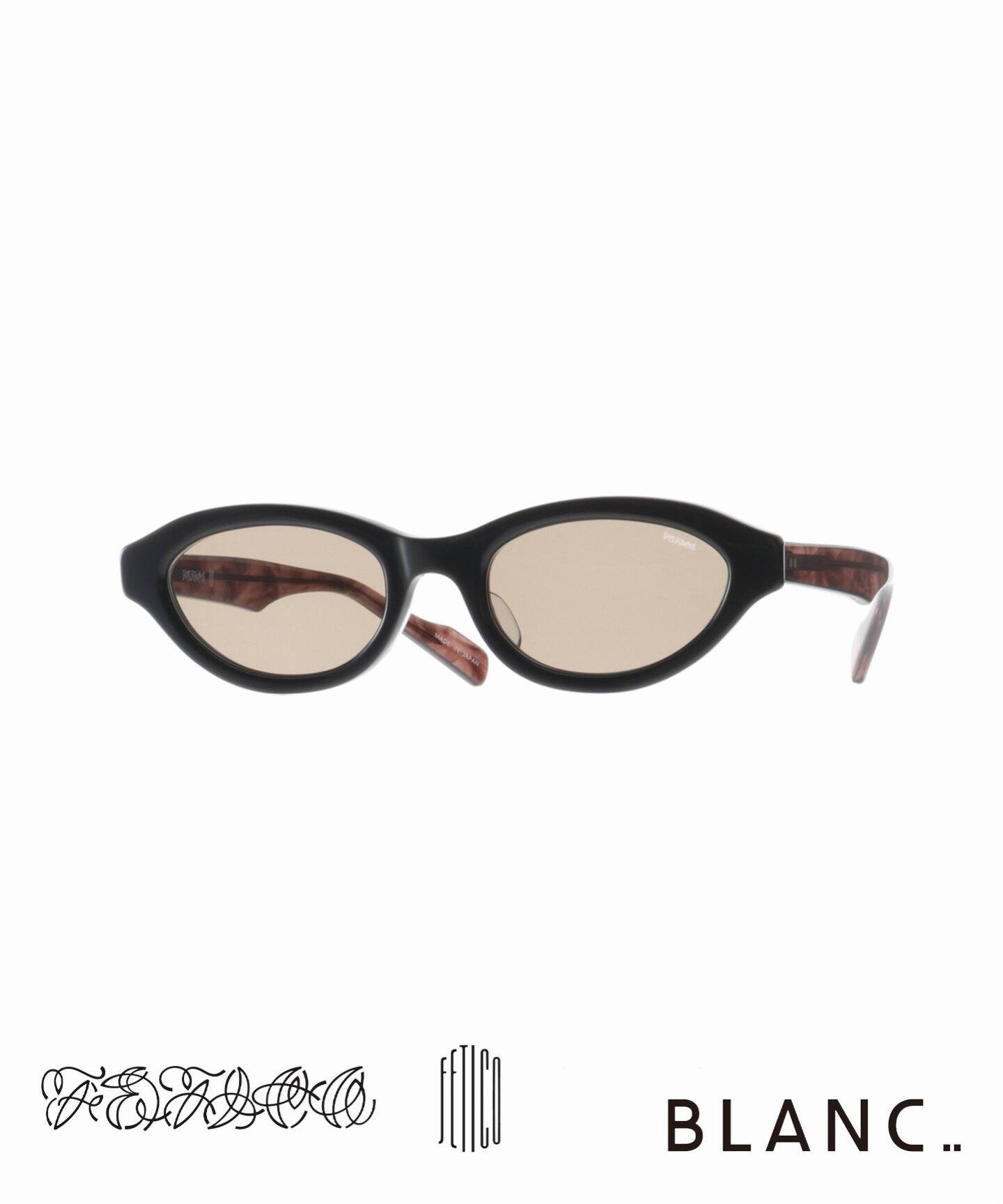 FETICO x BLANC.. / フェティコ x ブラン】OVAL-FRAME SUNGLASSES 