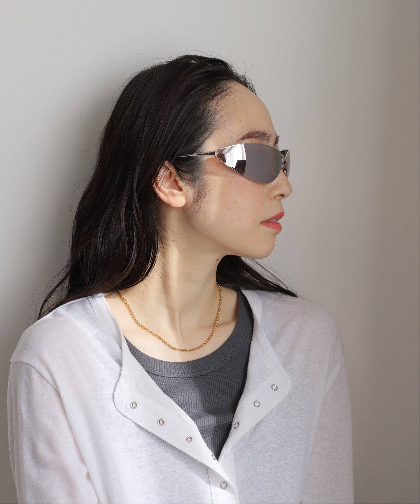 バレンシアガ BB0315S-001 サングラス ノーズパット Balenciaga® BB0315S Wrap Sunglasses - EuroOptica