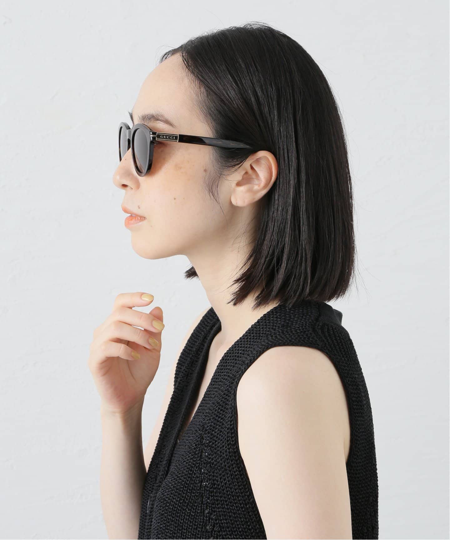 GUCCI ストライプデザイン サングラス グッチ サングラス アジアンフィット GUCCI GG3685FS OKS/CC 61