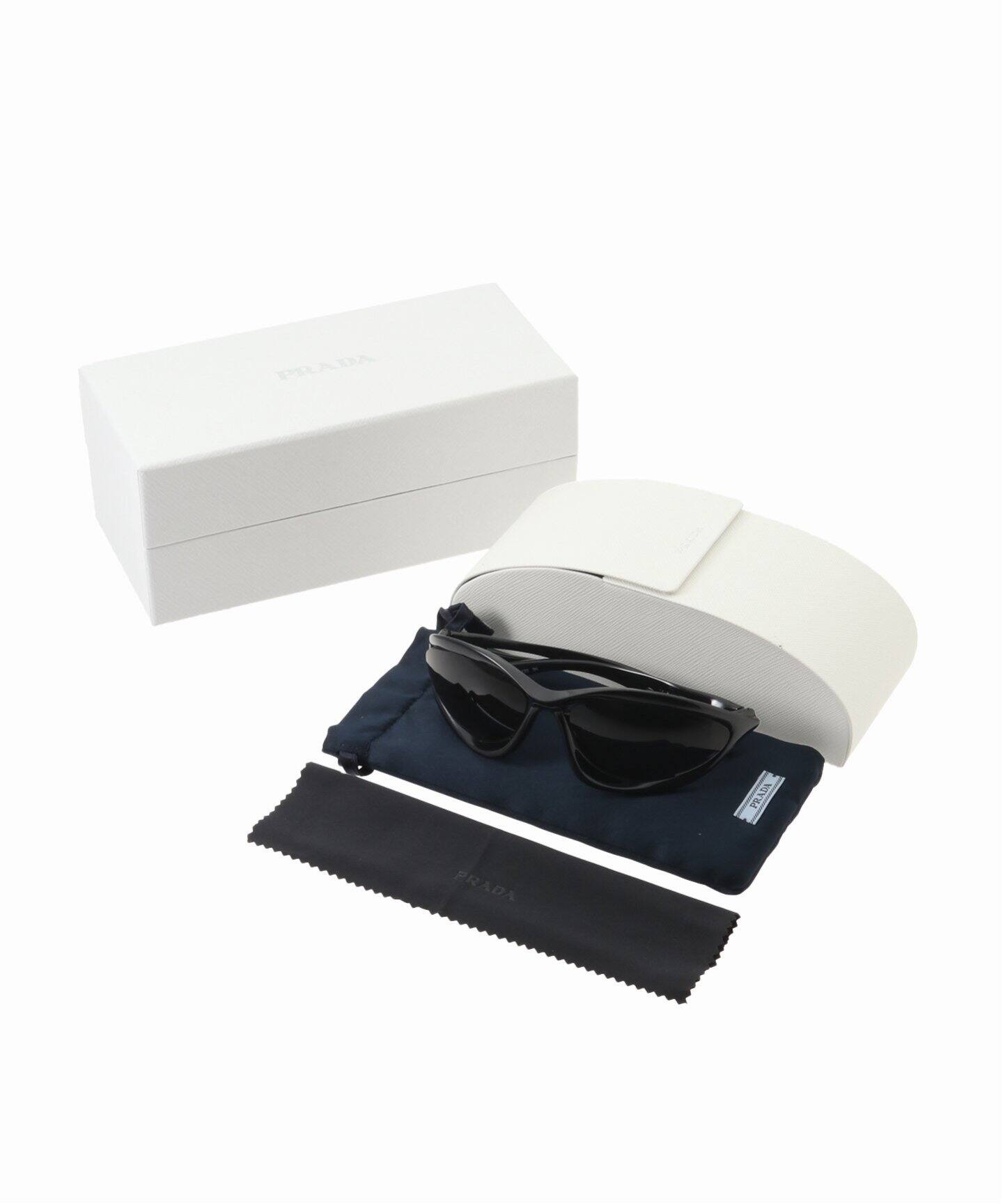 【希少】 PRADA SPORT サングラス アビエーター 専用ハードケース付き PRADA A23S1AB5S060 Sunglasses（サングラス）｜EYETHINK（アイシンク