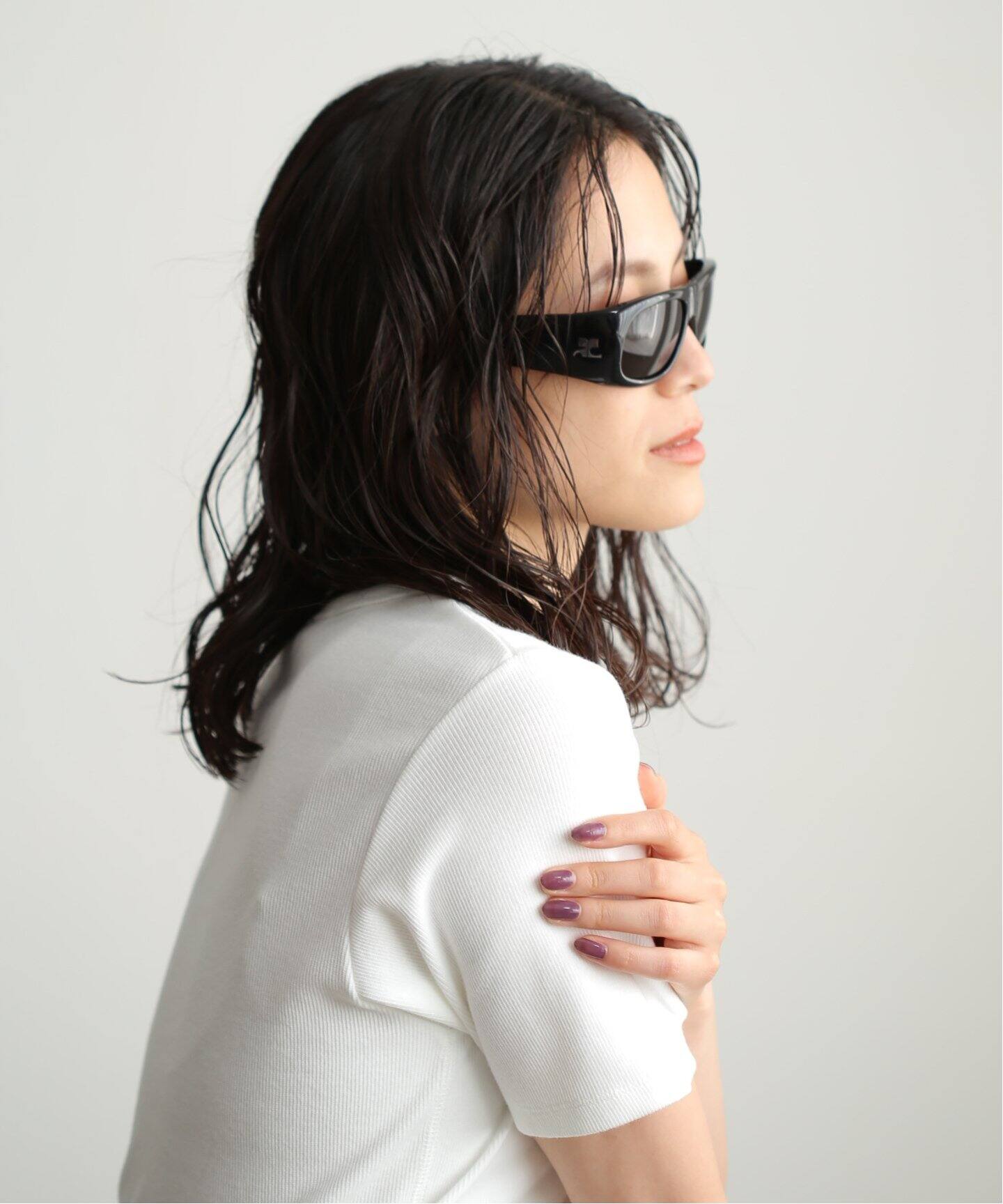 COURREGES / クレージュ】HOLY SUNGLASSES black（サングラス 