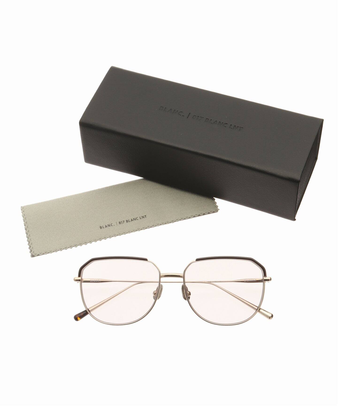 BLANC../ブラン】別注 B0024-PC WHT GOLD - D BRN ex Sunglasses 