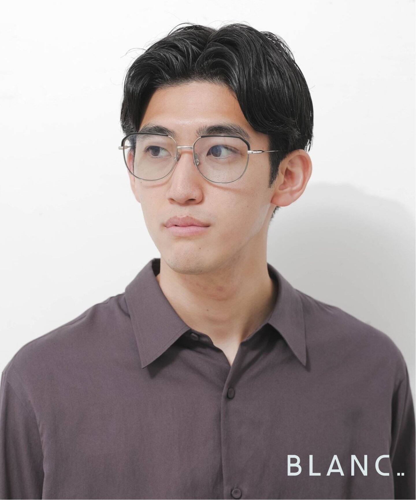 BLANC../ブラン】別注 BB0024-PC SILVER - BLACK ex Sunglasses 