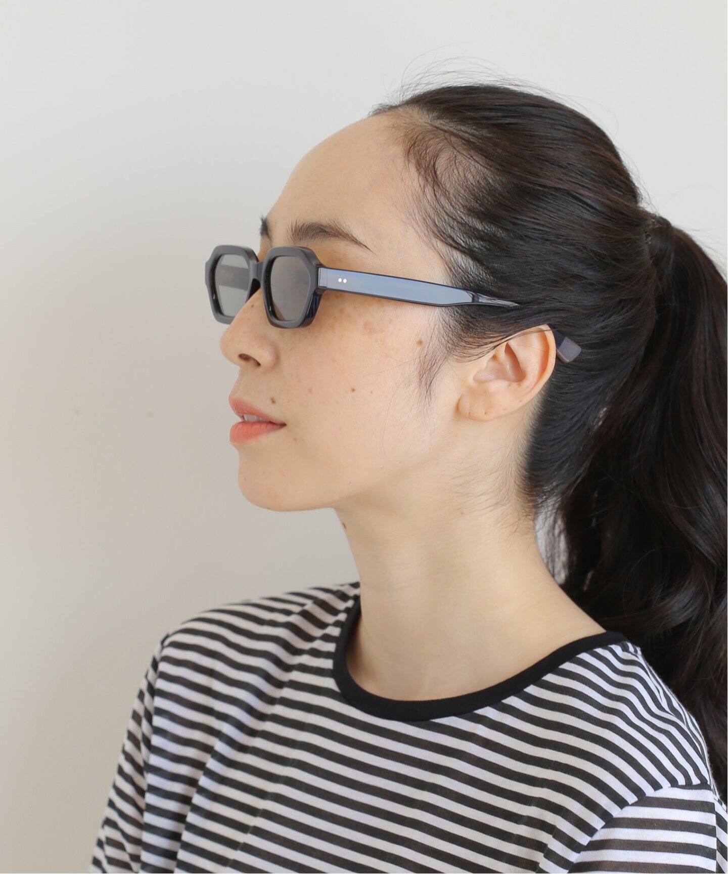BLANC../ブラン】別注 BE007 NAVY / M.GRY ex Sunglasses（サングラス 