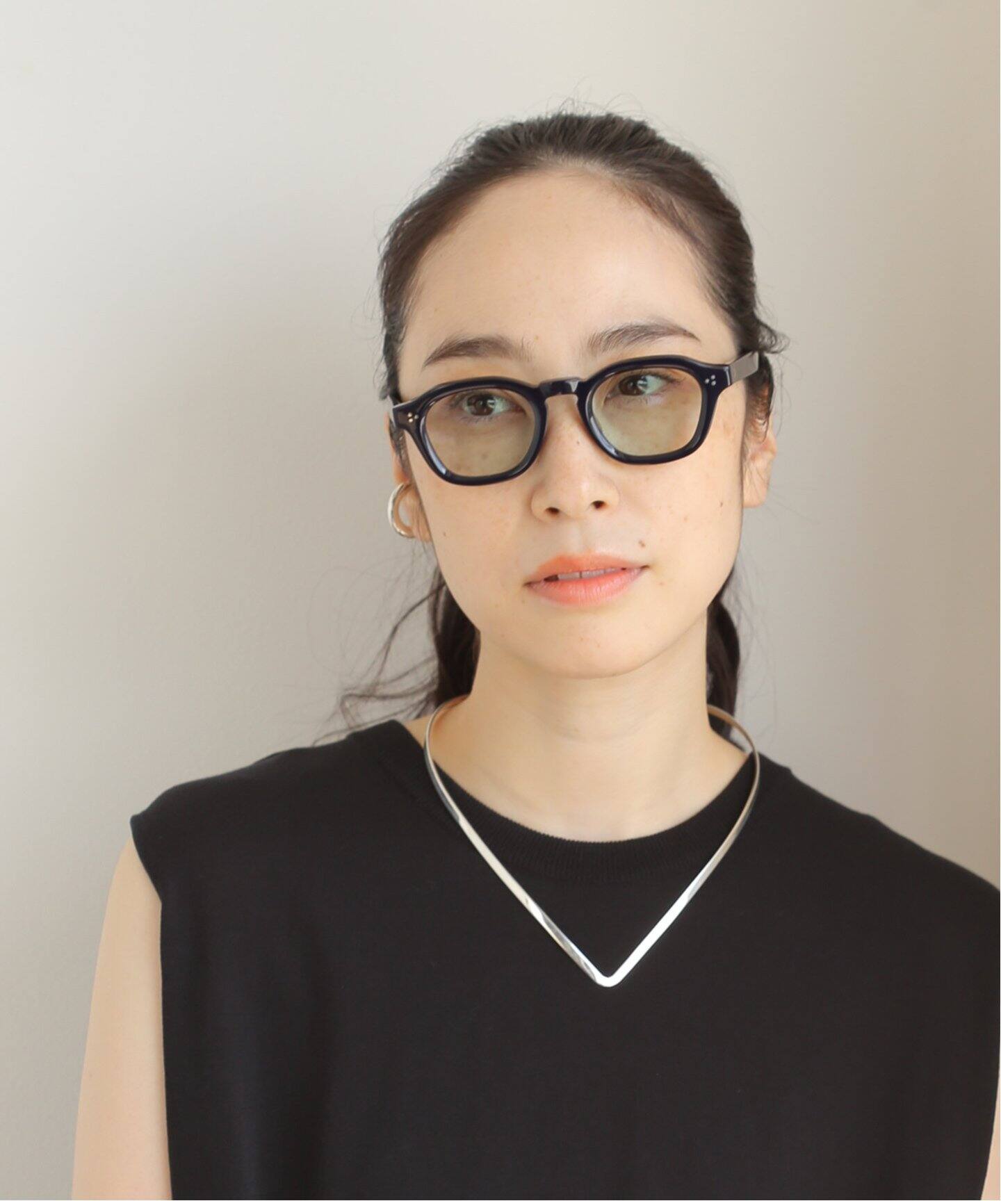 BLANC../ブラン】別注 BE008-PC NAVY ex Sunglasses（サングラス