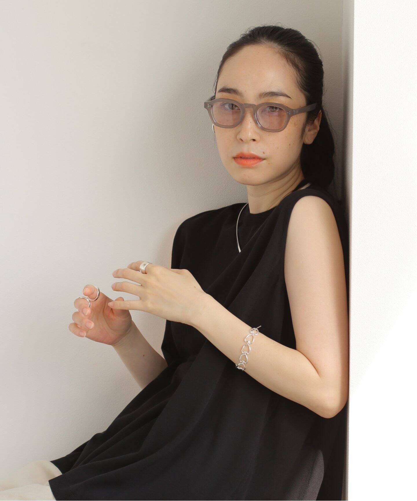 BLANC../ブラン】別注 BE008-PC GREY ex Sunglasses（サングラス 