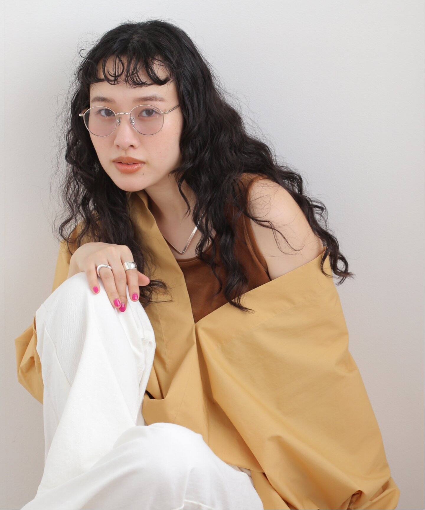 BLANC../ブラン】別注 B0016-PC WHT GOLD - CHAMPAGNE ex Sunglasses