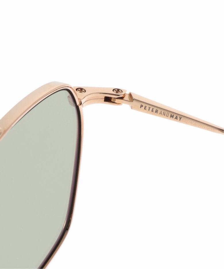 PETER AND MAY】JENNY GOLD GRAPHITE GREEN Sunglasses（サングラス  