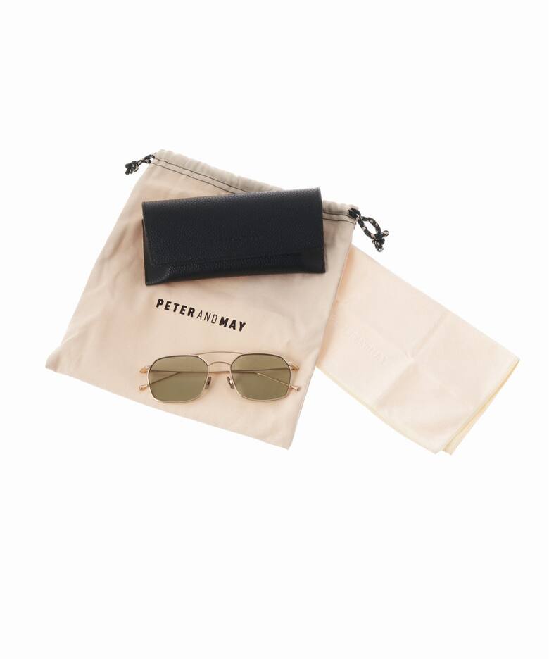 PETER AND MAY】JENNY GOLD GRAPHITE GREEN Sunglasses（サングラス  