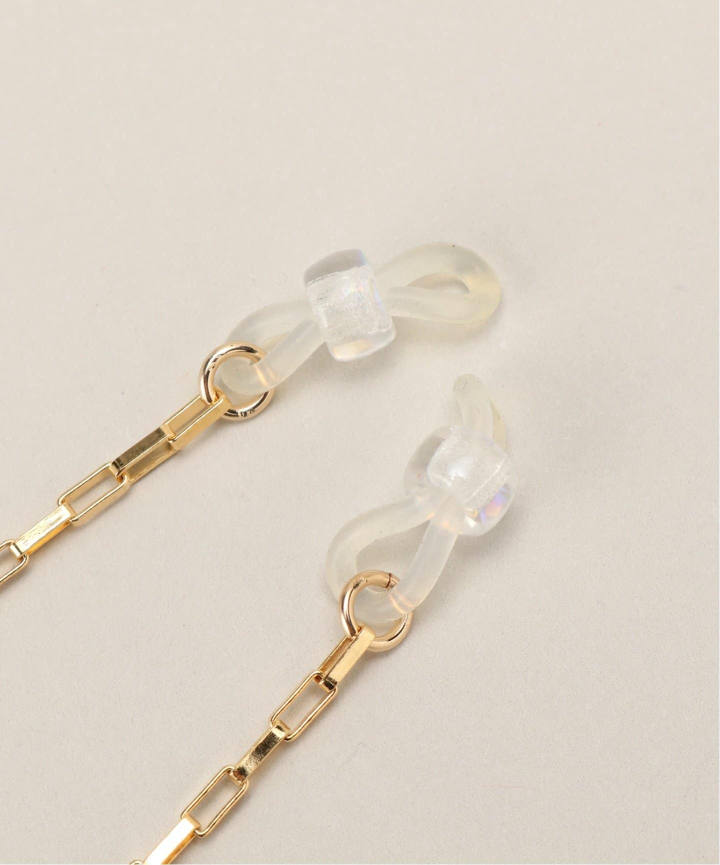 新品！　LA LOOP/ラ ループ グラスホルダー チェーン62cm gold LA LOOP/ラ ループ 887PC グラスホルダー（その他ファッション