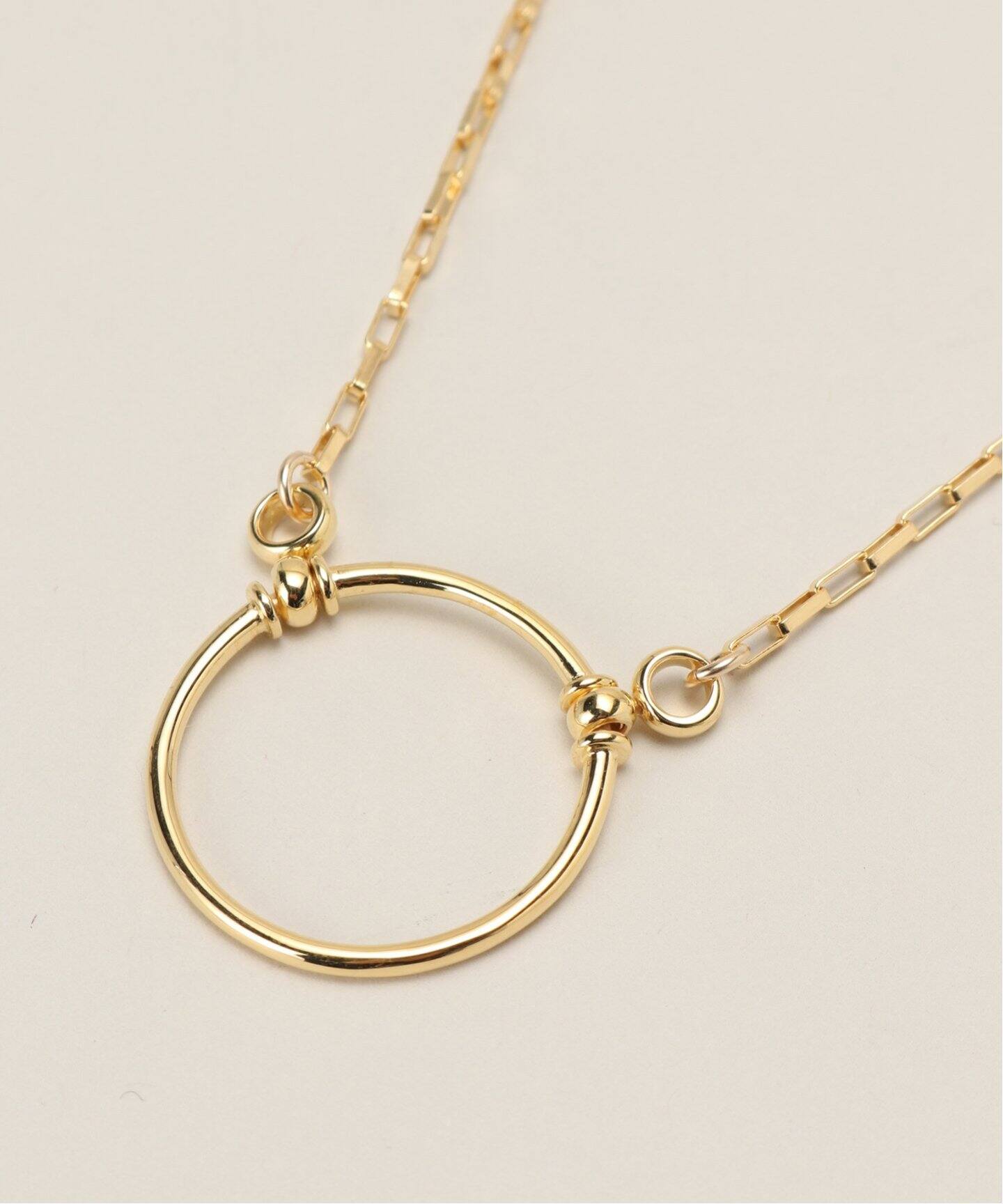 la loop 浴びれ ゴールド リング付きネックレス 426L