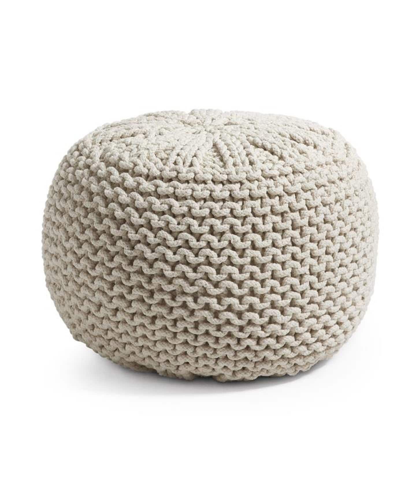 La Forma / ラ・フォーマ】SHORE Pouf Cotton / White プフ（ソファ