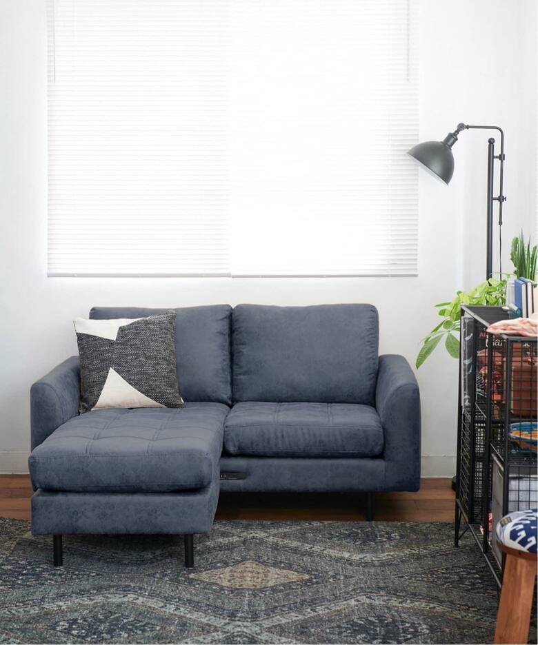 大型商品》PSF SOFA 2SEATER BLUE GRAY ピーエスエフソファ（ソファ 