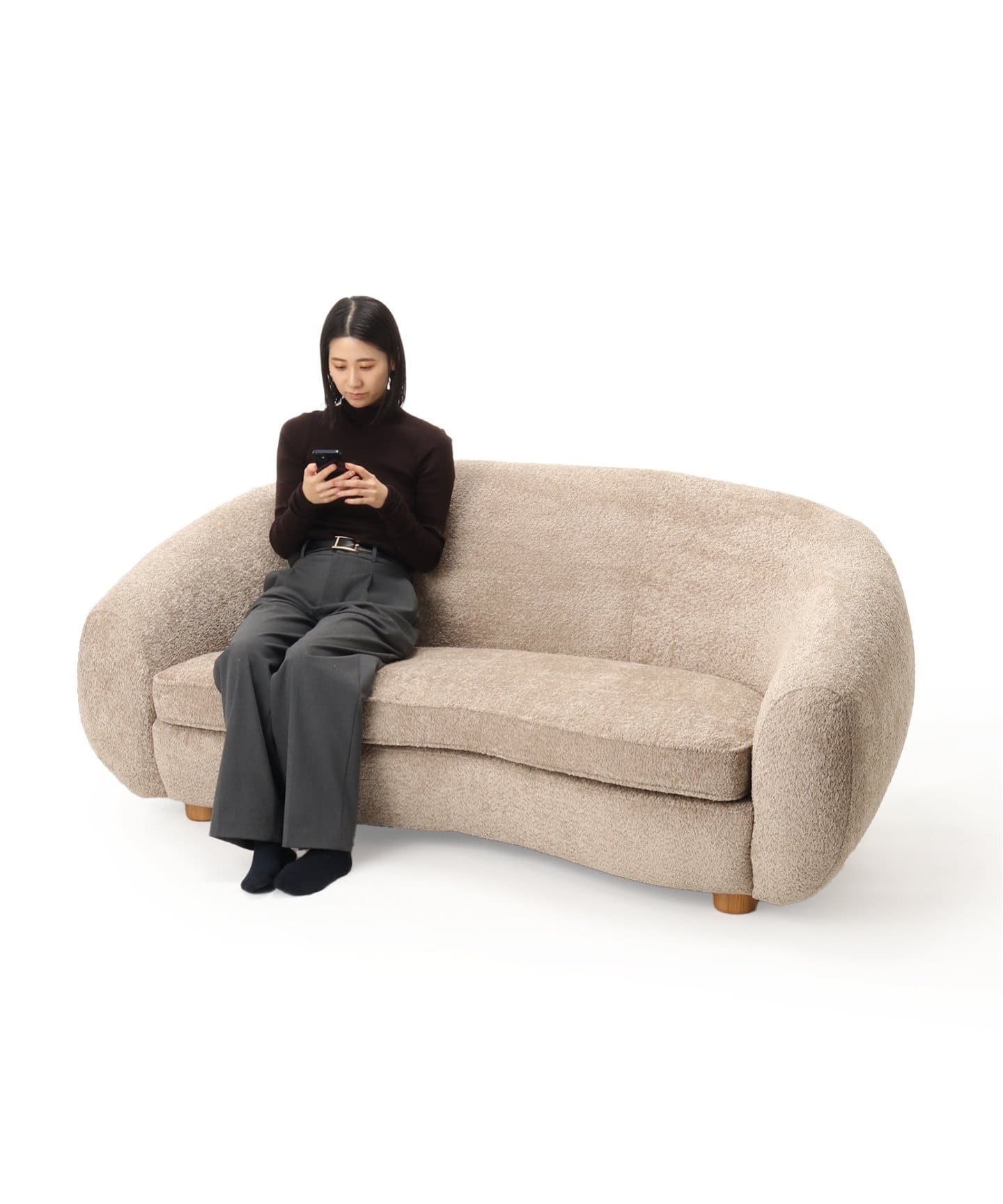 大型商品》EMILE SOFA BE エミールソファ ベージュ（ソファ）｜JOURNAL