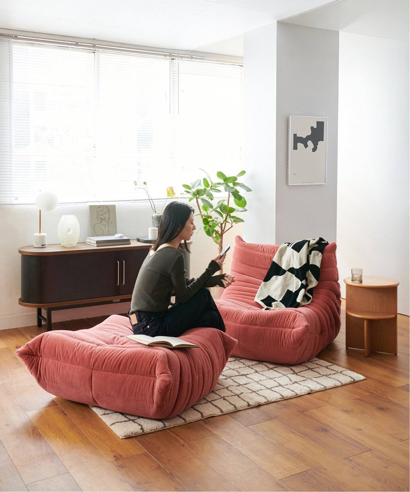 中型商品》【ligne roset/リーン・ロゼ】ROSETTOGO パフ RH461 