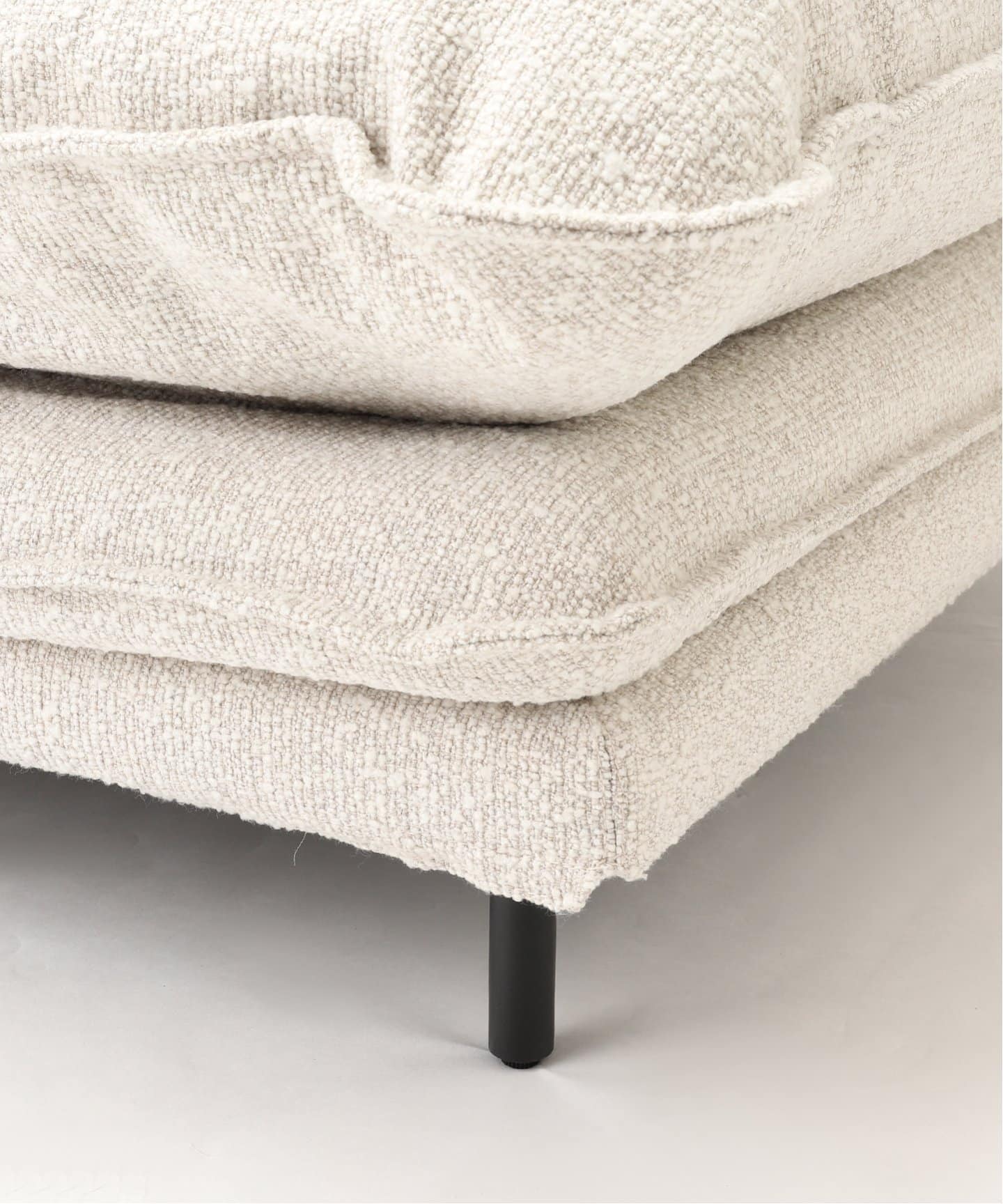 大型商品》PORTO SOFA Boucle-IV24 ポルトソファ アイボリー（ソファ