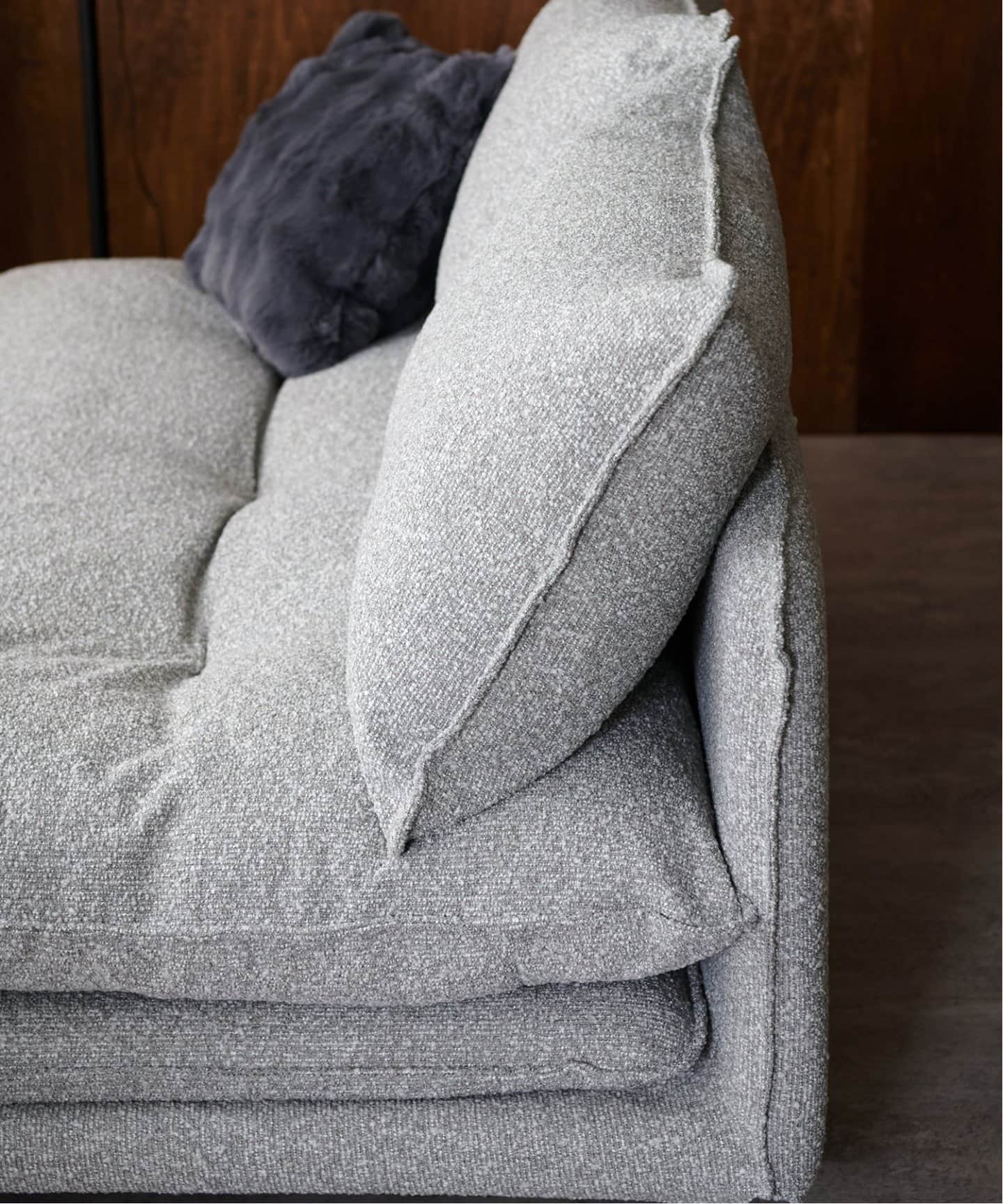 大型商品》PORTO SOFA Boucle-GRG24 ポルトソファ グレージュ（ソファ