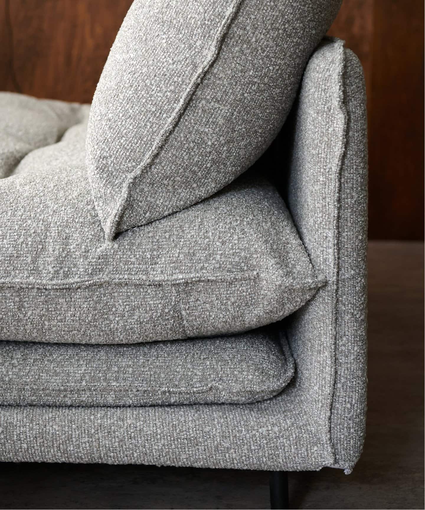 大型商品》PORTO SOFA Boucle-GRG24 ポルトソファ グレージュ（ソファ