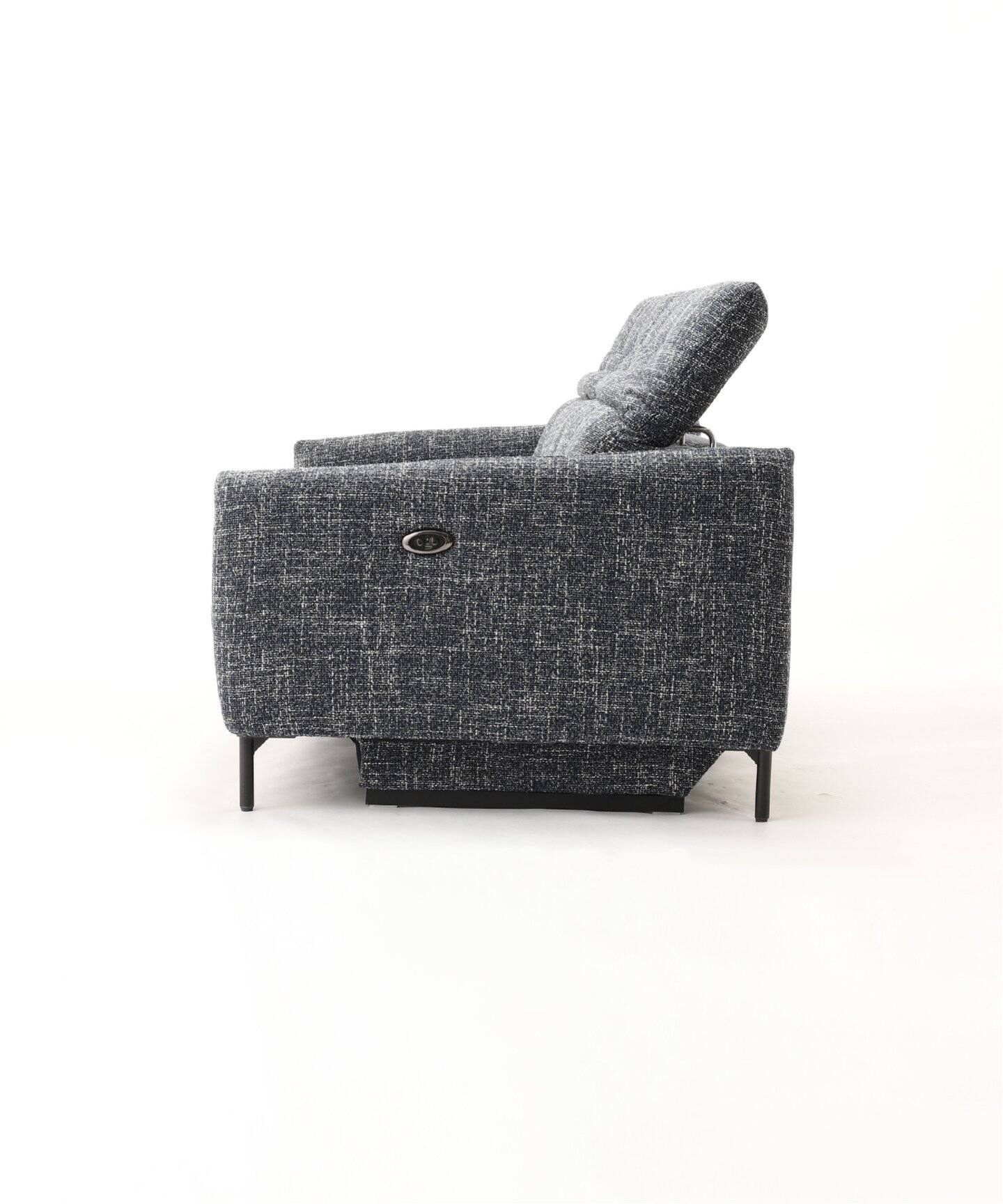 大型商品》SHEFFIELD RECLINING SOFA navy シェフィールド 電動 ソファ