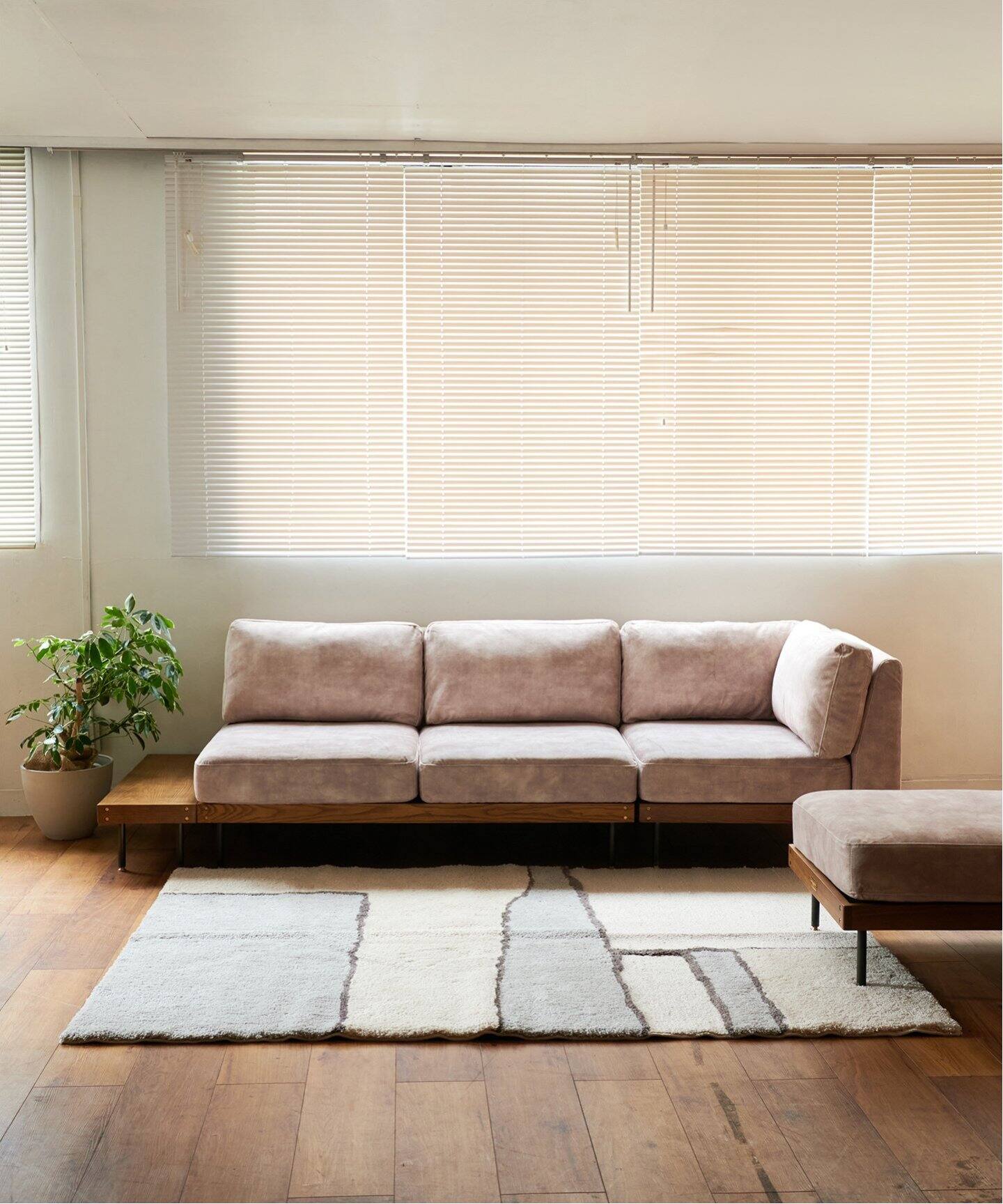 大型商品》LILLE SOFA 2P VELVET BE リルソファ ベルベット 2シーター 