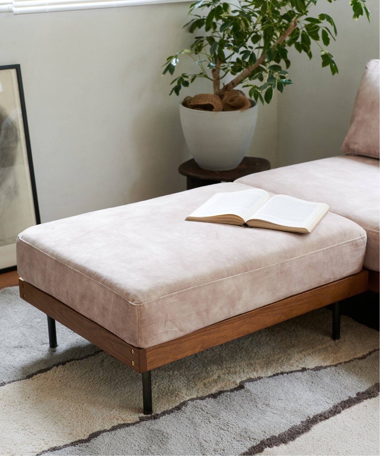 LILLE OTTOMAN 2ND VELVET BE リルオットマン ベルベット（ソファ