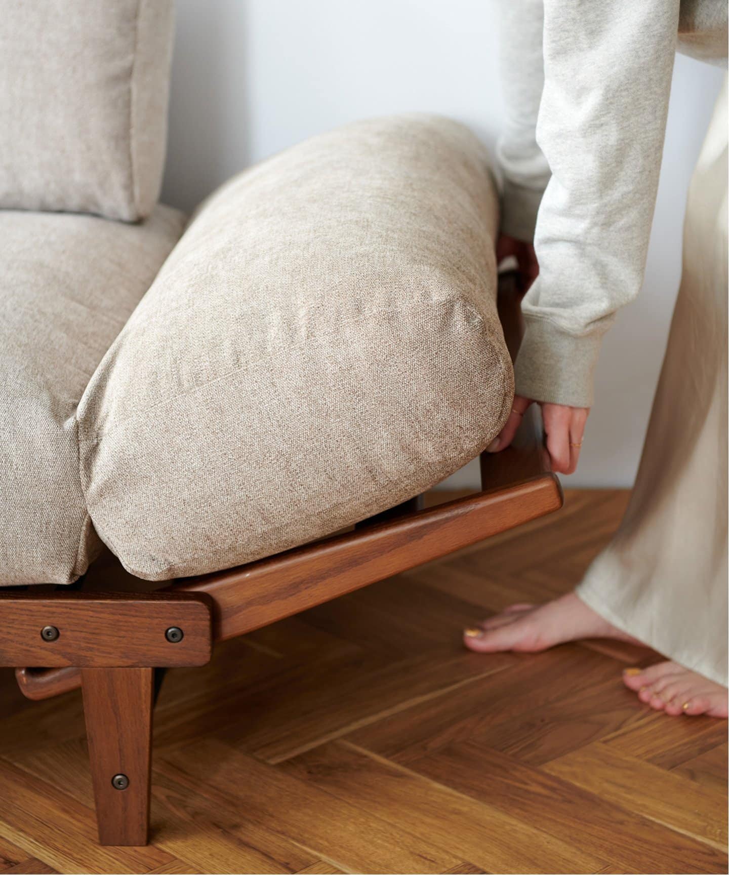予約》《大型商品》ALVESTA SOFA 2nd IV アルベスタソファ アイボリー