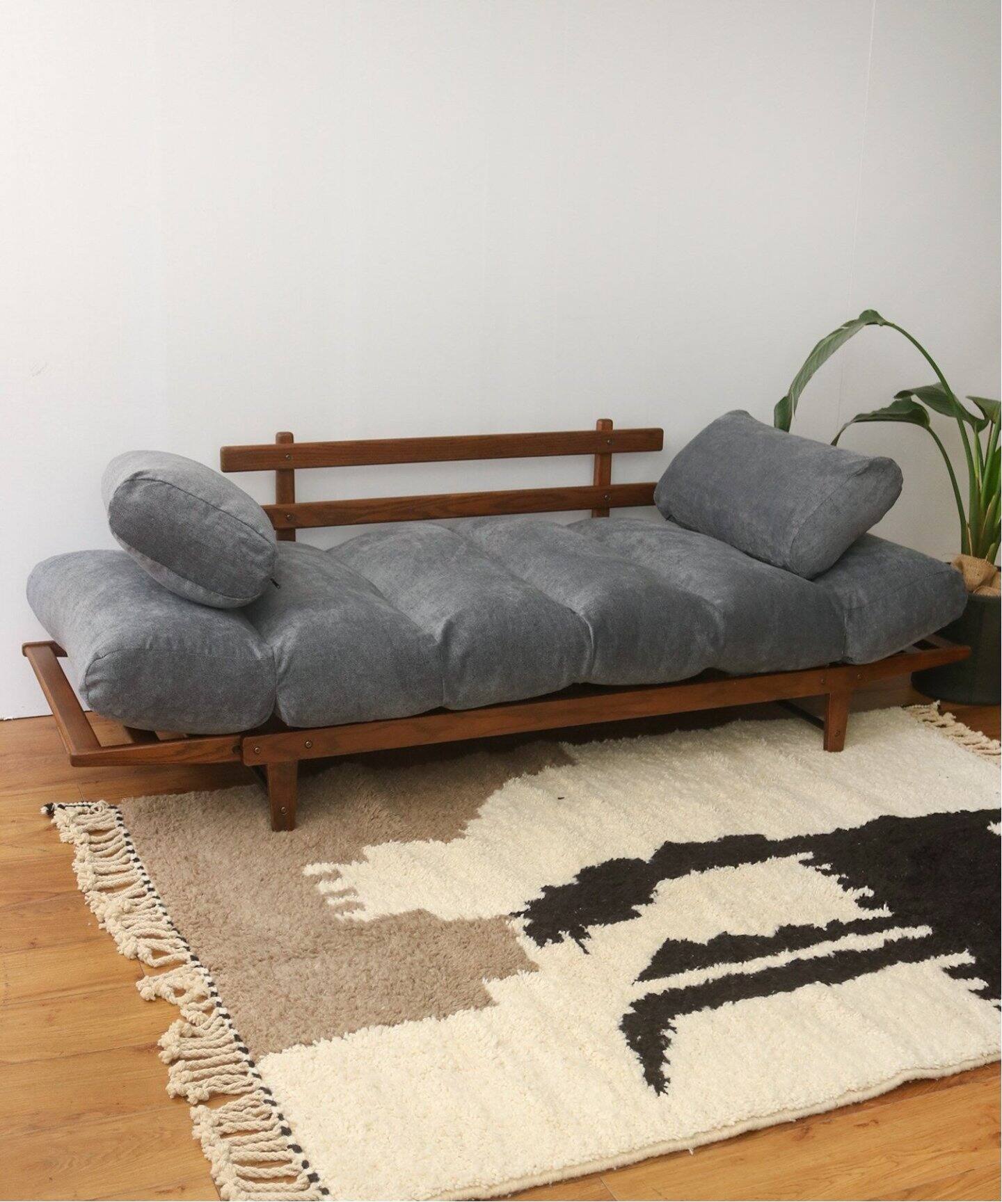 大型商品》ALVESTA SOFA BLG アルベスタソファ ブルーグレー（ソファ
