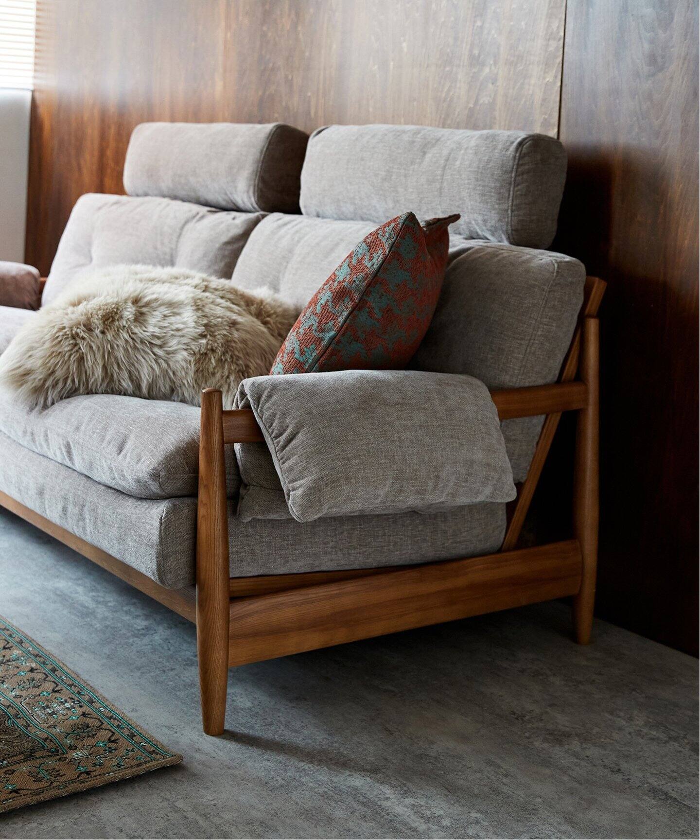 予約》《大型商品》MADEIRA SOFA (NTR/GRY) マデイラ ソファ