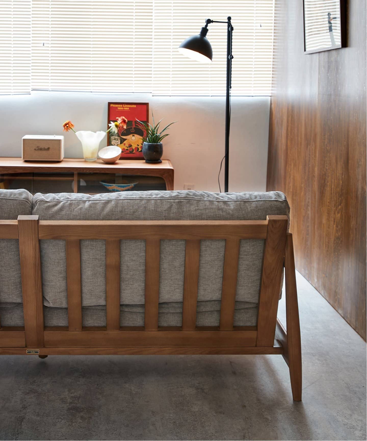 大型商品》MADEIRA SOFA (NTR/GRY) マデイラ ソファ グレー（ソファ