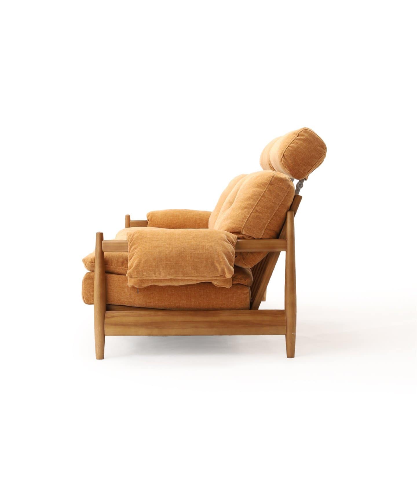 T7958☆美品☆ジャーナルスタンダードファニチャー☆アクメマデイラ2PSOFA 大型商品》MADEIRA SOFA (NTR/MT) マデイラソファ マスタード（ソファ