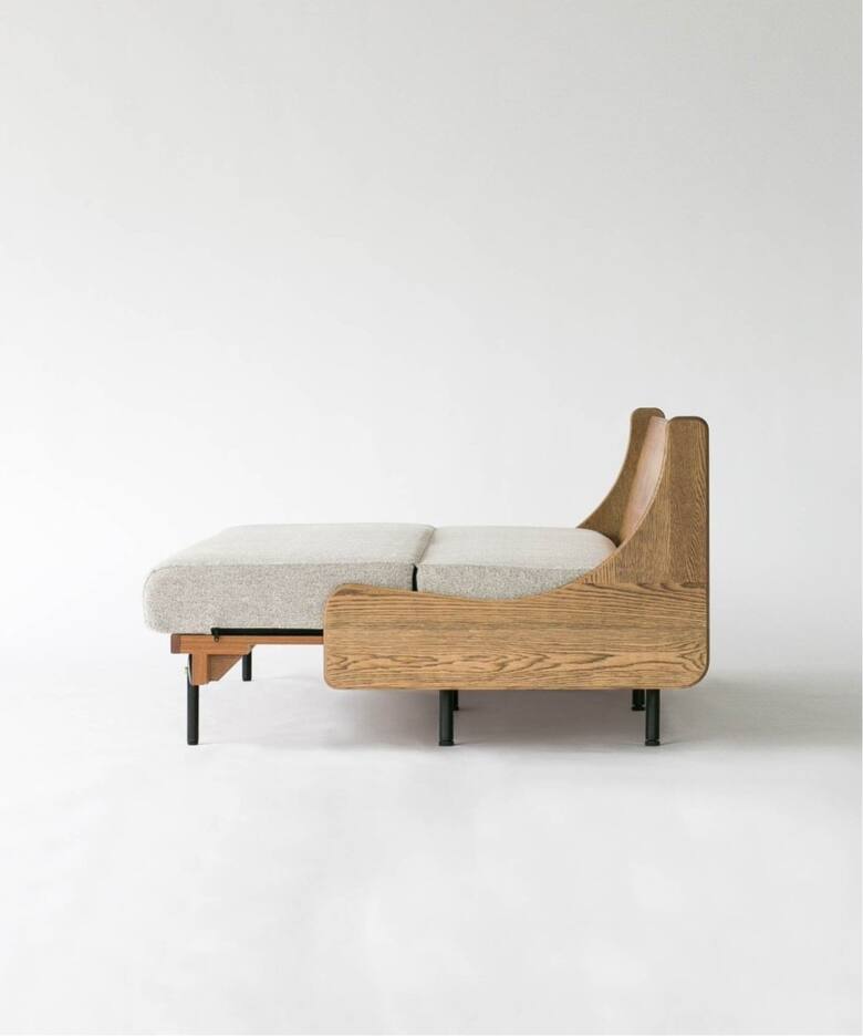 大型商品》HABITAT SOFA BED 200cm BEIGE ハビタソファ ベット（ソファ 