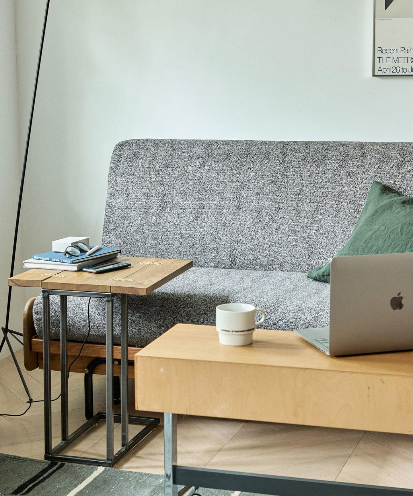 大型商品》HABITAT SOFA BED 200cm GRAY ハビタソファ ベット