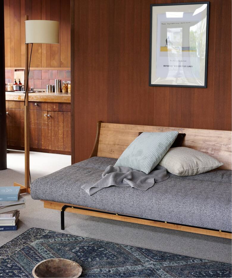 大型商品》HABITAT SOFA BED 200cm GRAY ハビタソファ ベット グレー 