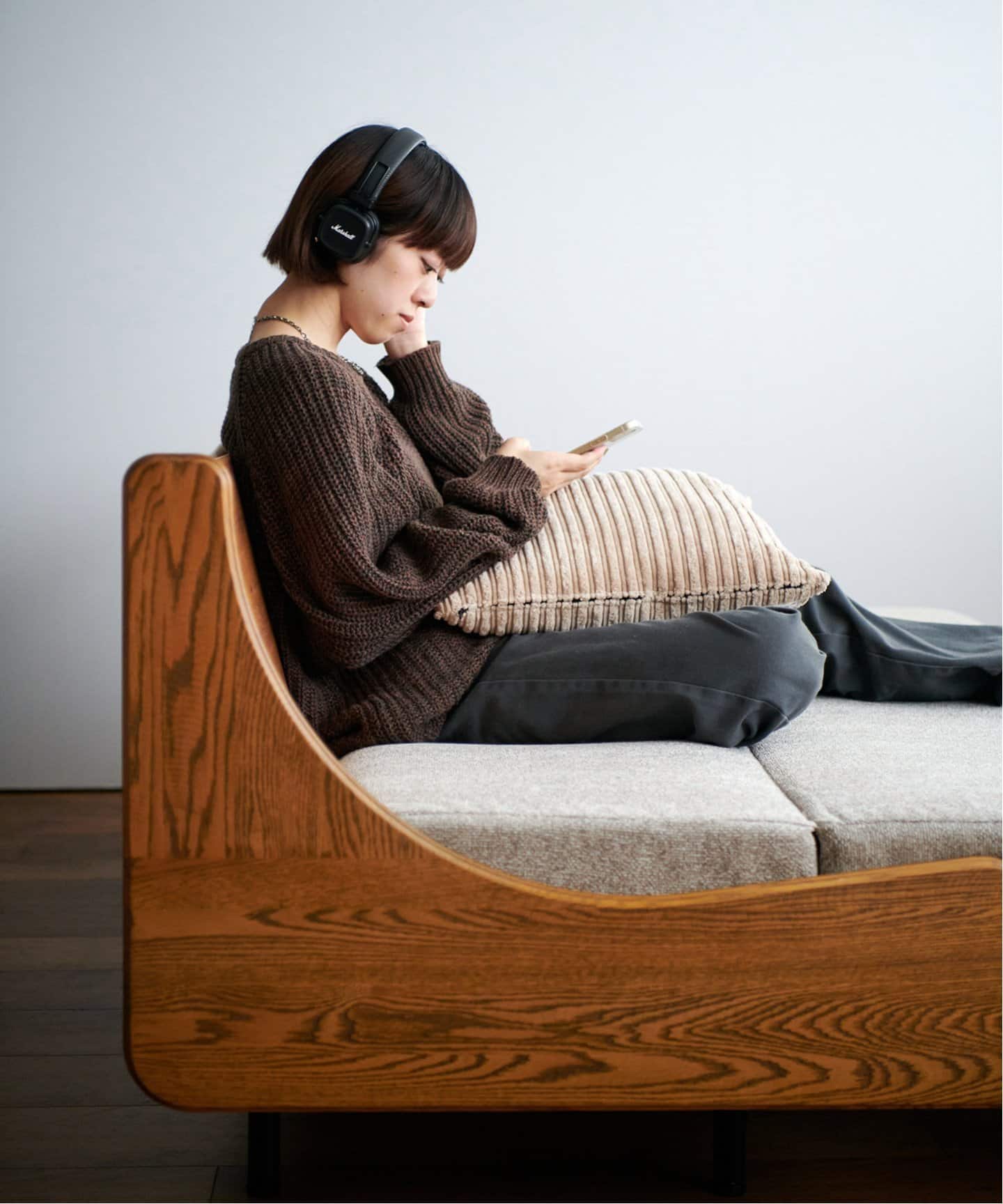 大型商品》HABITAT SOFA BED 180cm BEIGE ハビタソファ ベット