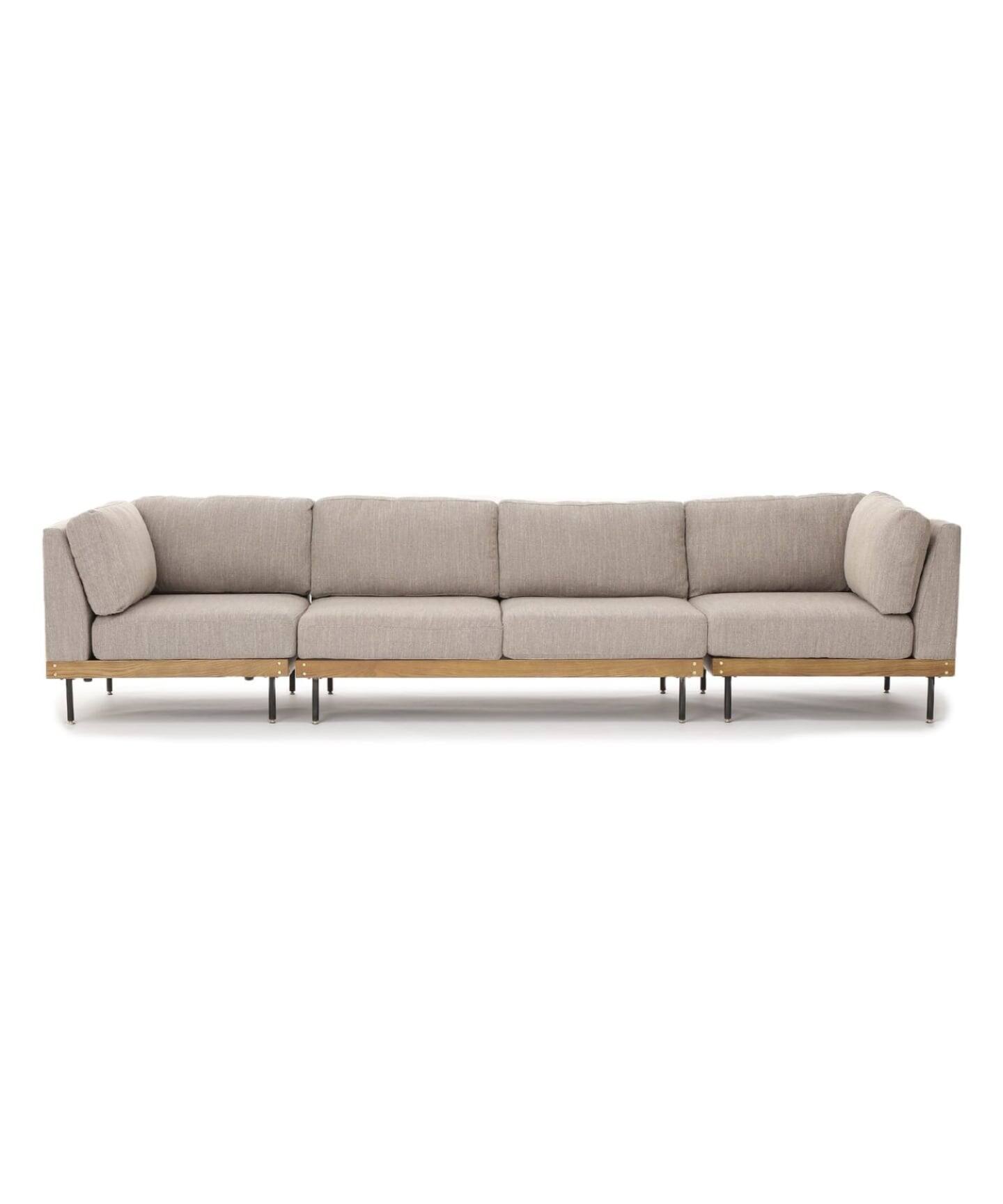 値下げ◎美品☆LILLE CORNER SOFA BE リル コーナーソファ 大型商品》LILLE CORNER SOFA BE リル コーナー ソファ ベージュ2ND