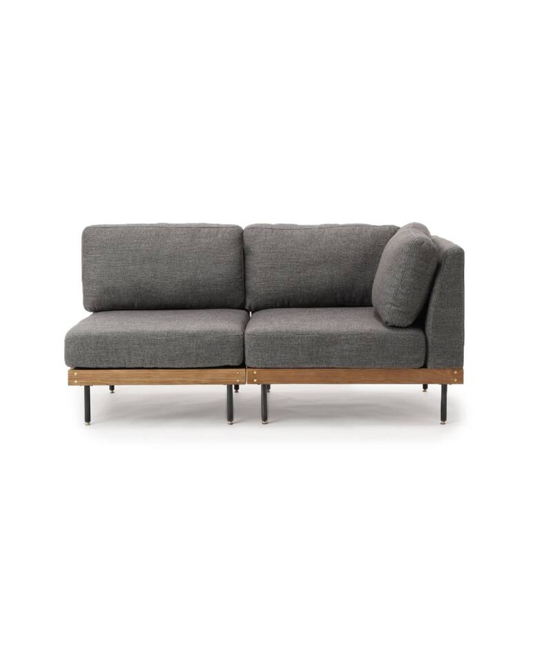大型商品》LILLE CORNER SOFA リル コーナー ソファ グレー 2ND 